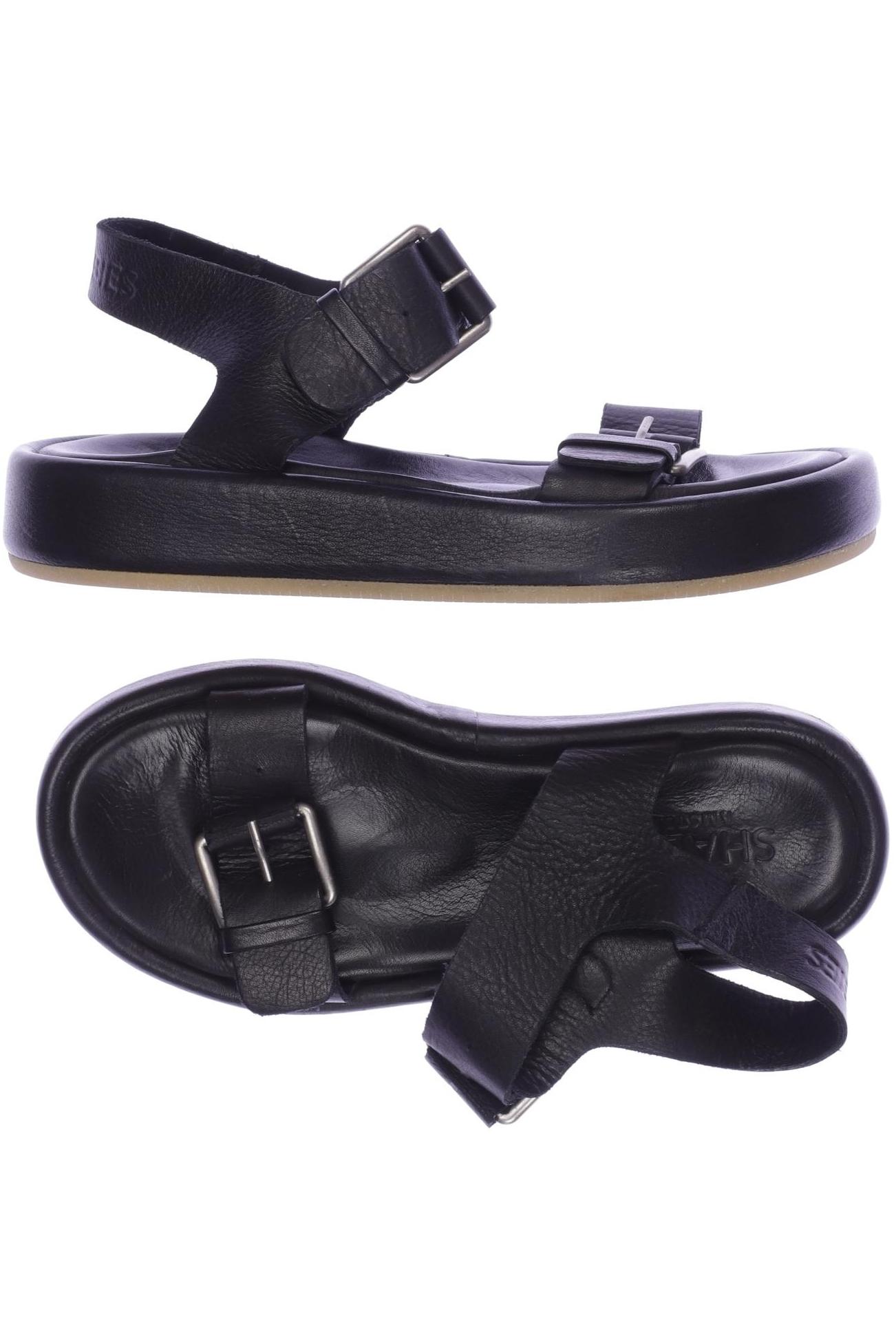 

Shabbies Amsterdam Damen Sandale, schwarz, Gr. 38