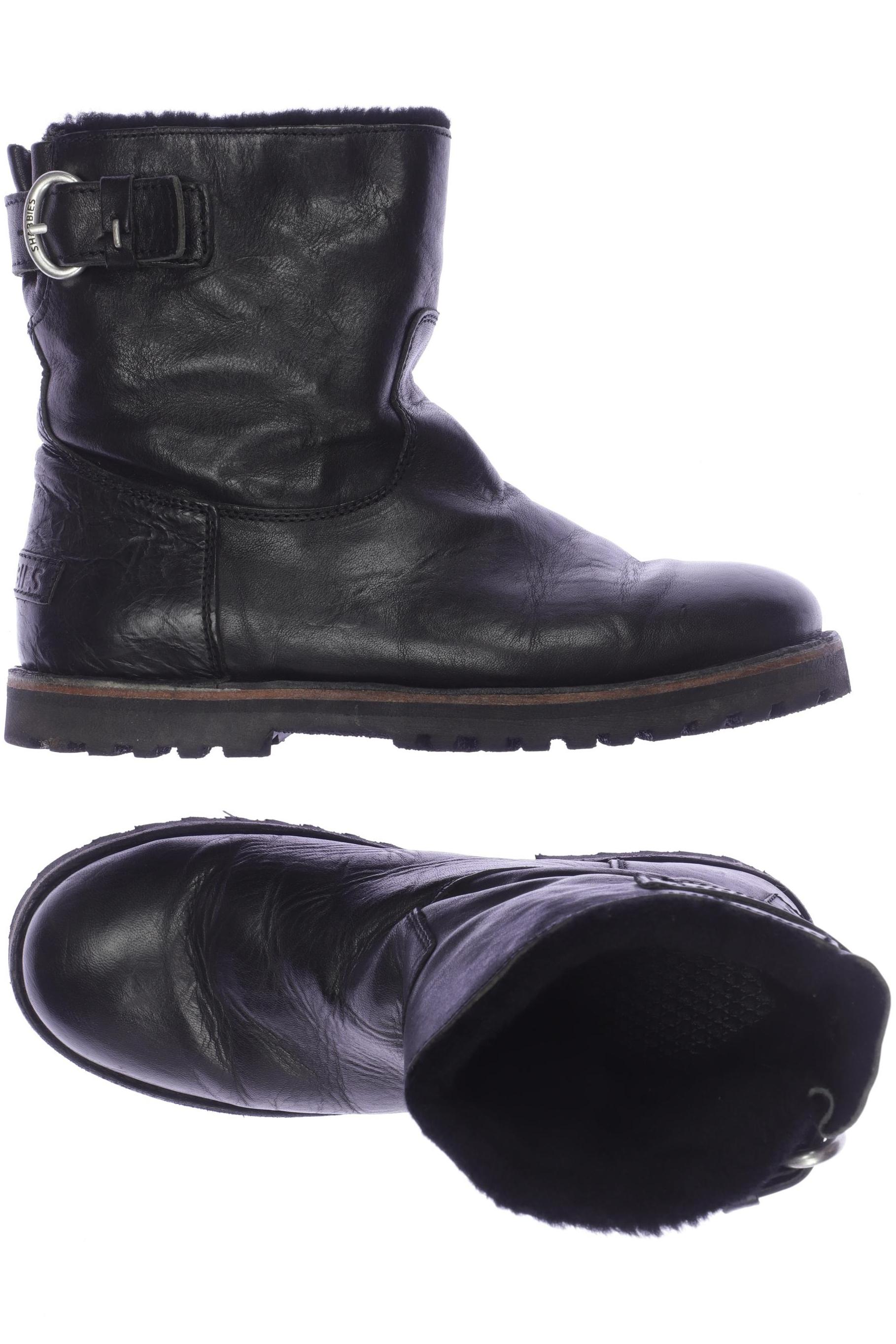 

Shabbies Amsterdam Damen Stiefelette, schwarz, Gr. 39