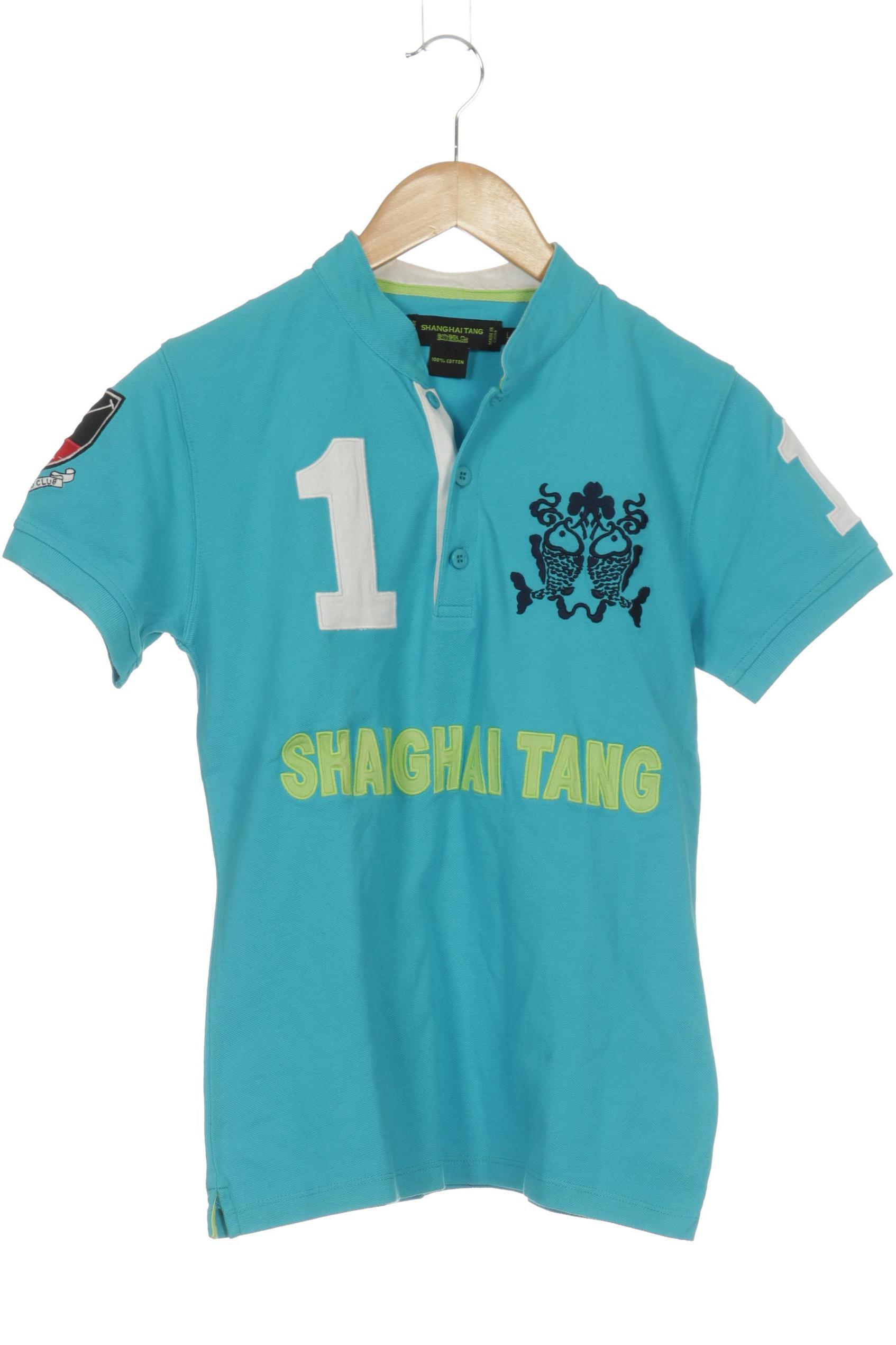 

Shanghai Tang Damen Poloshirt, blau, Gr.