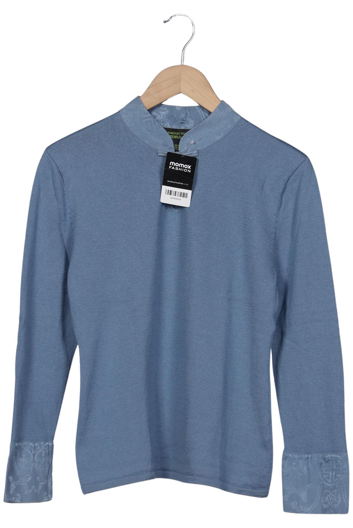 

Shanghai Tang Damen Pullover, blau, Gr. 44