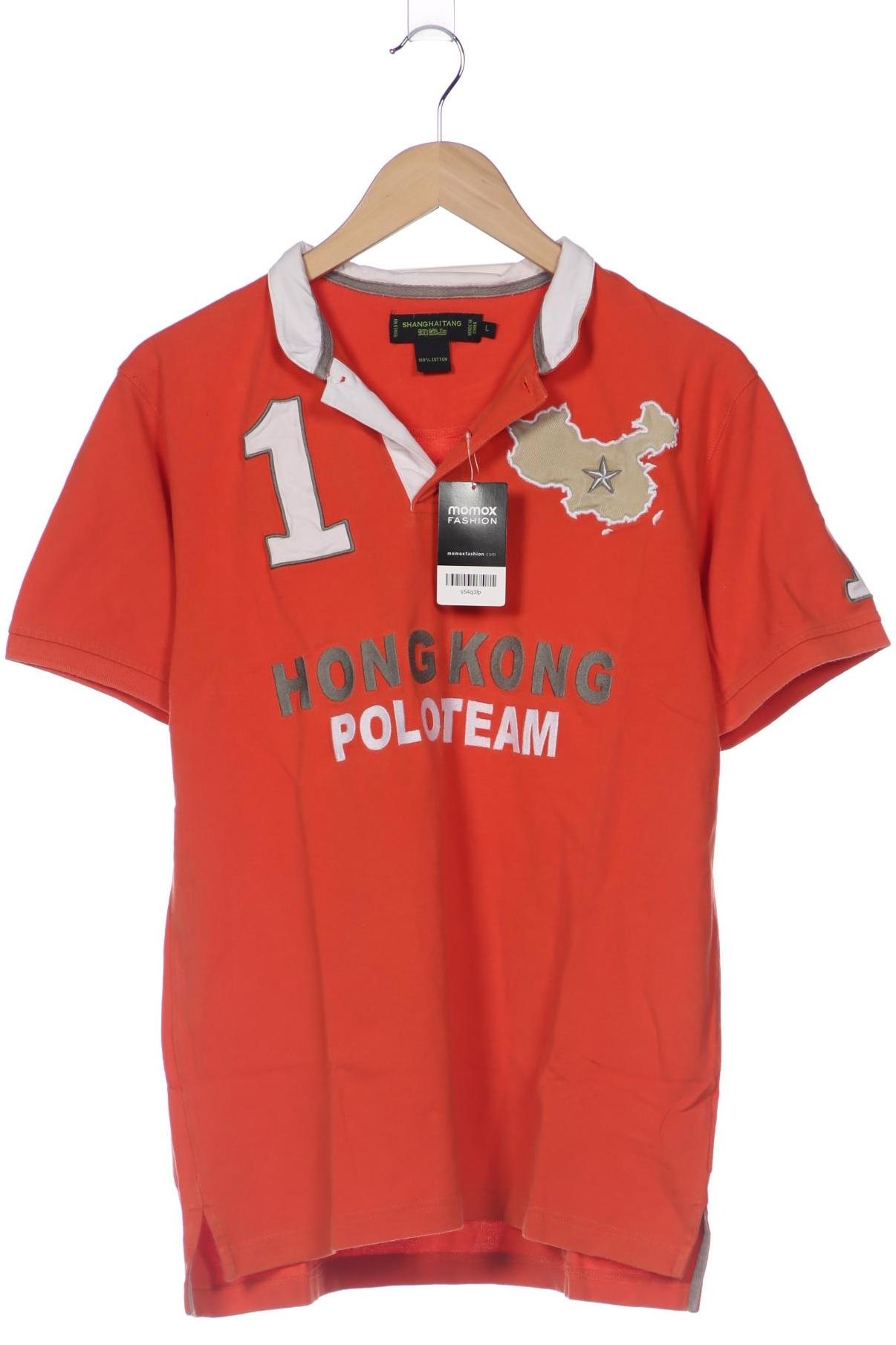 

Shanghai Tang Herren Poloshirt, orange, Gr. 52