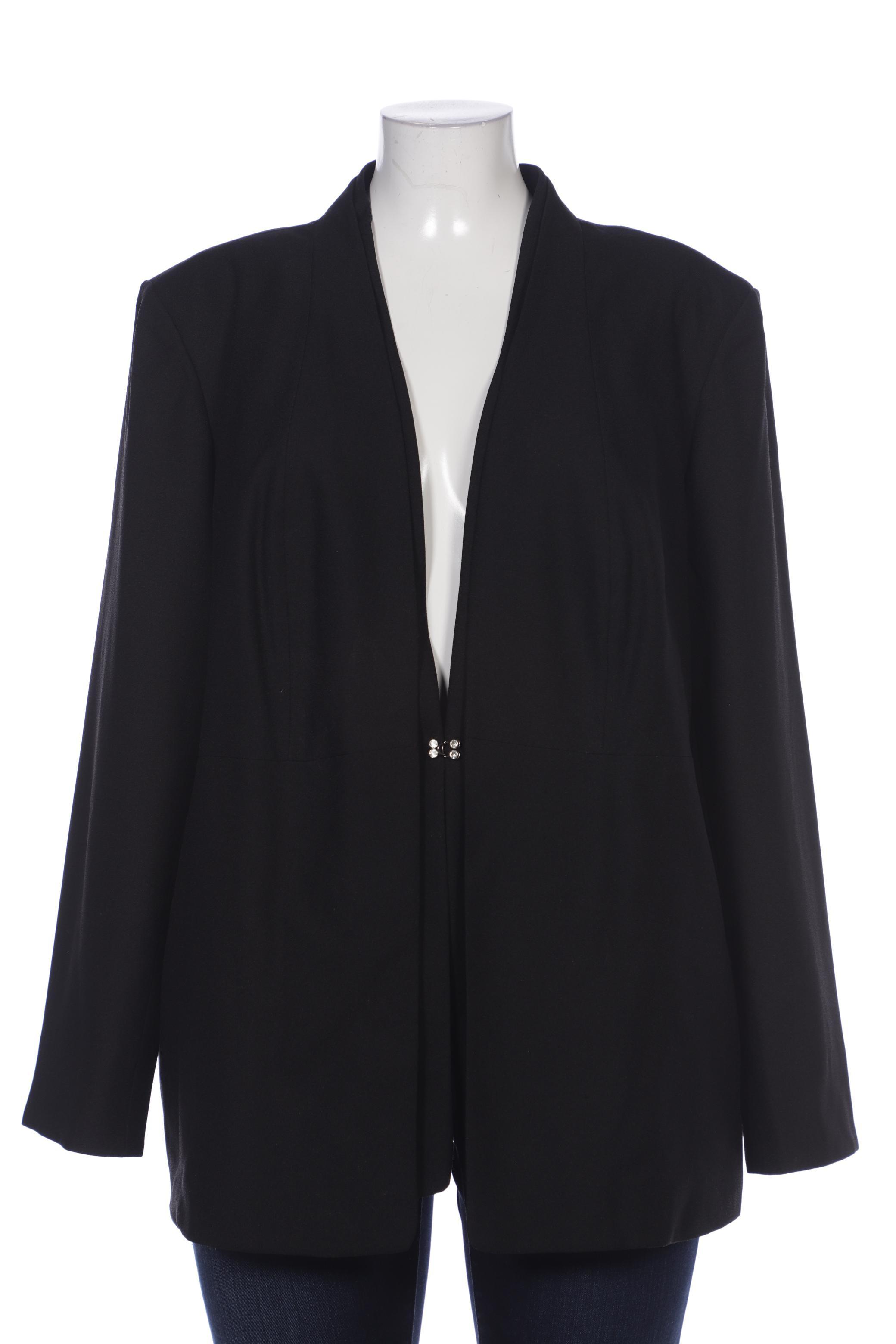 

sheego Damen Blazer, schwarz, Gr. 50