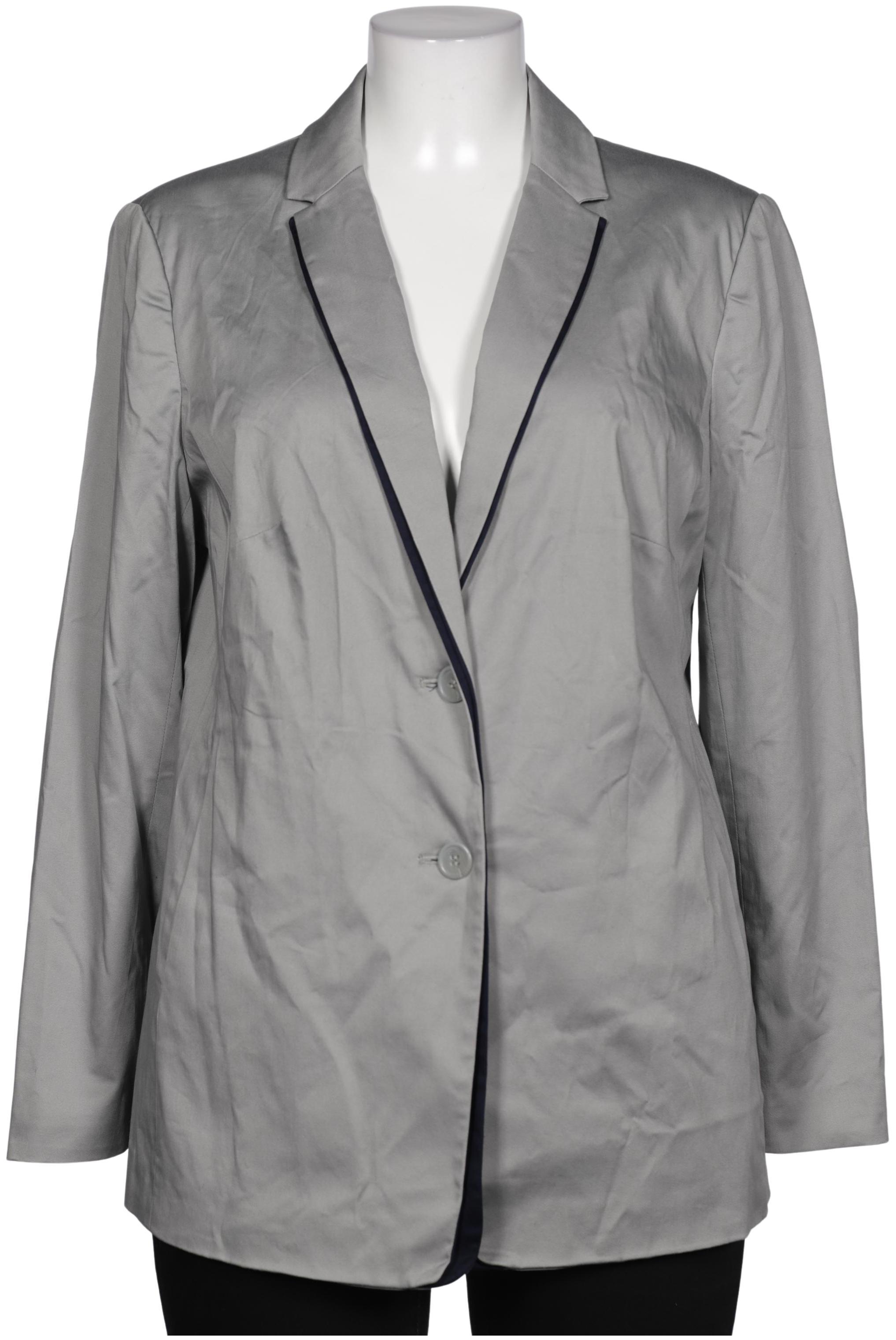 

sheego Damen Blazer, grau, Gr. 46