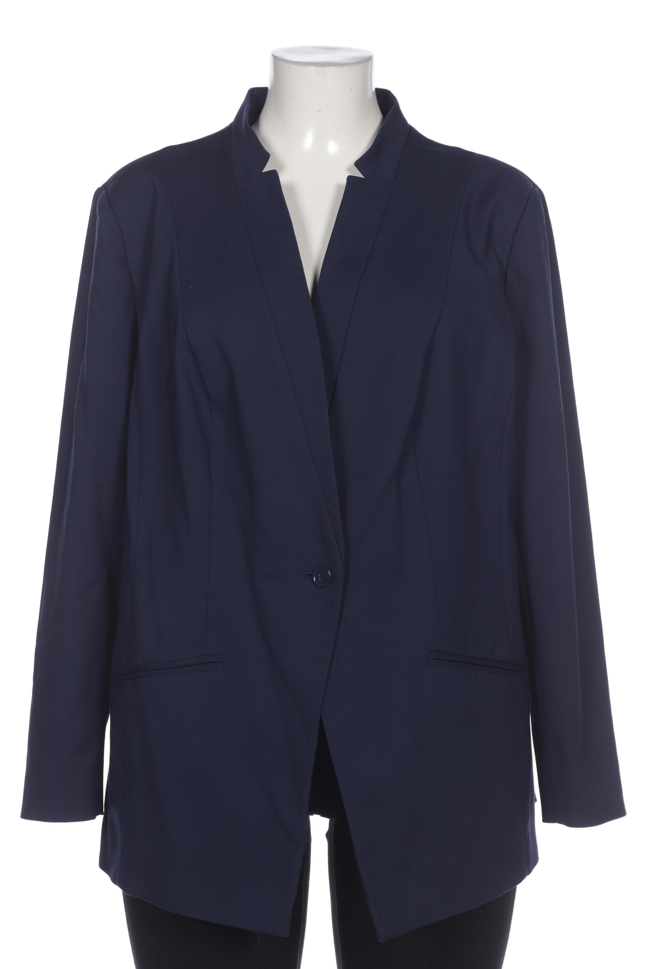 

sheego Damen Blazer, marineblau, Gr. 50