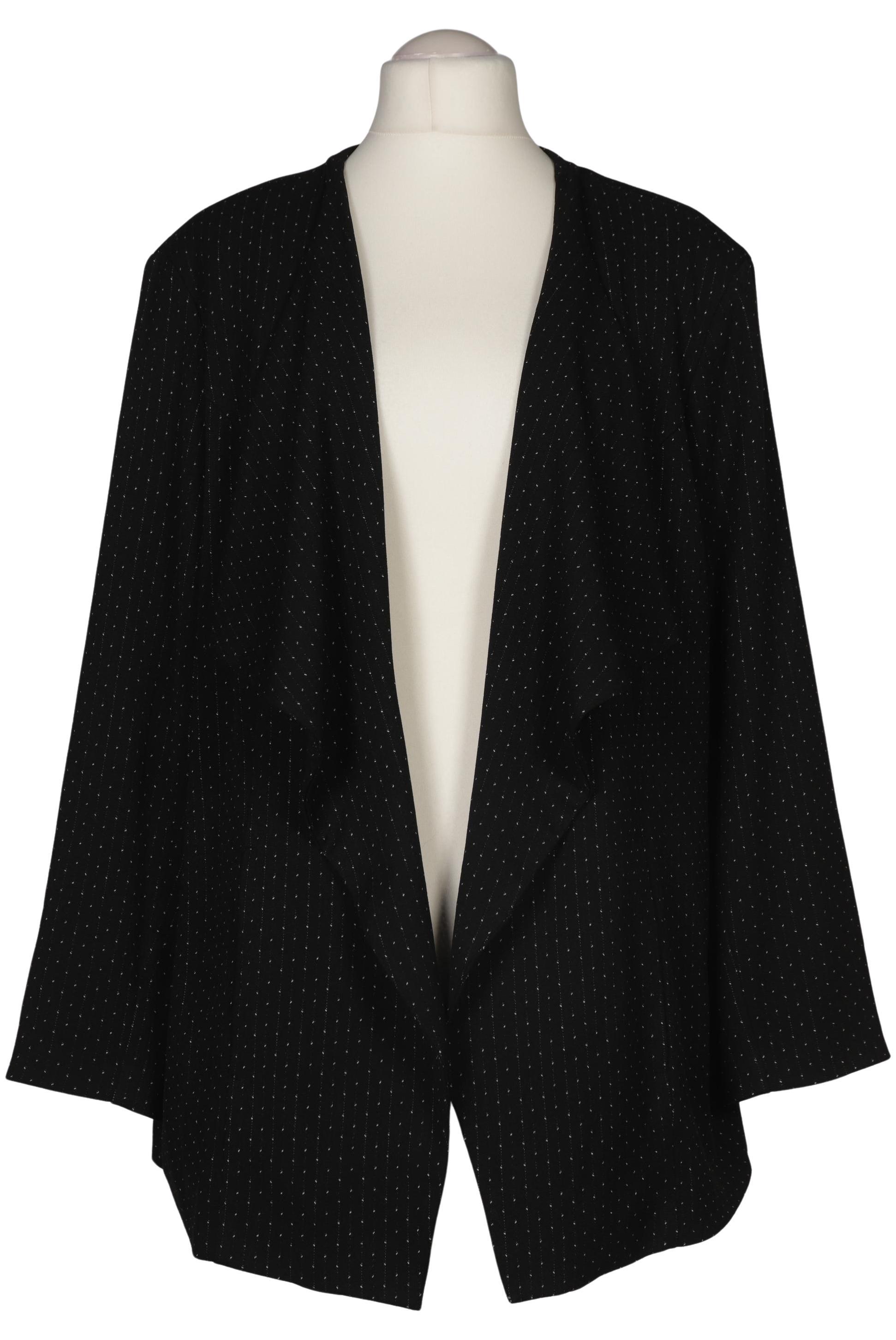 

sheego Damen Blazer, schwarz, Gr. 54