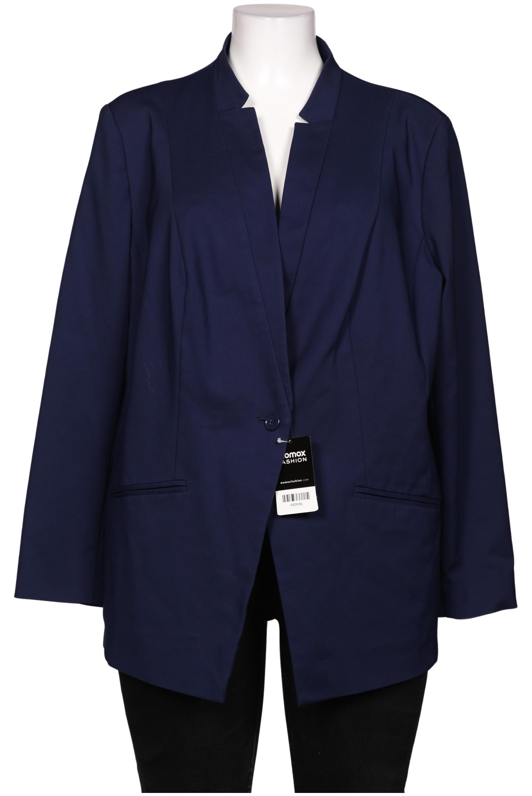 

sheego Damen Blazer, marineblau, Gr. 50