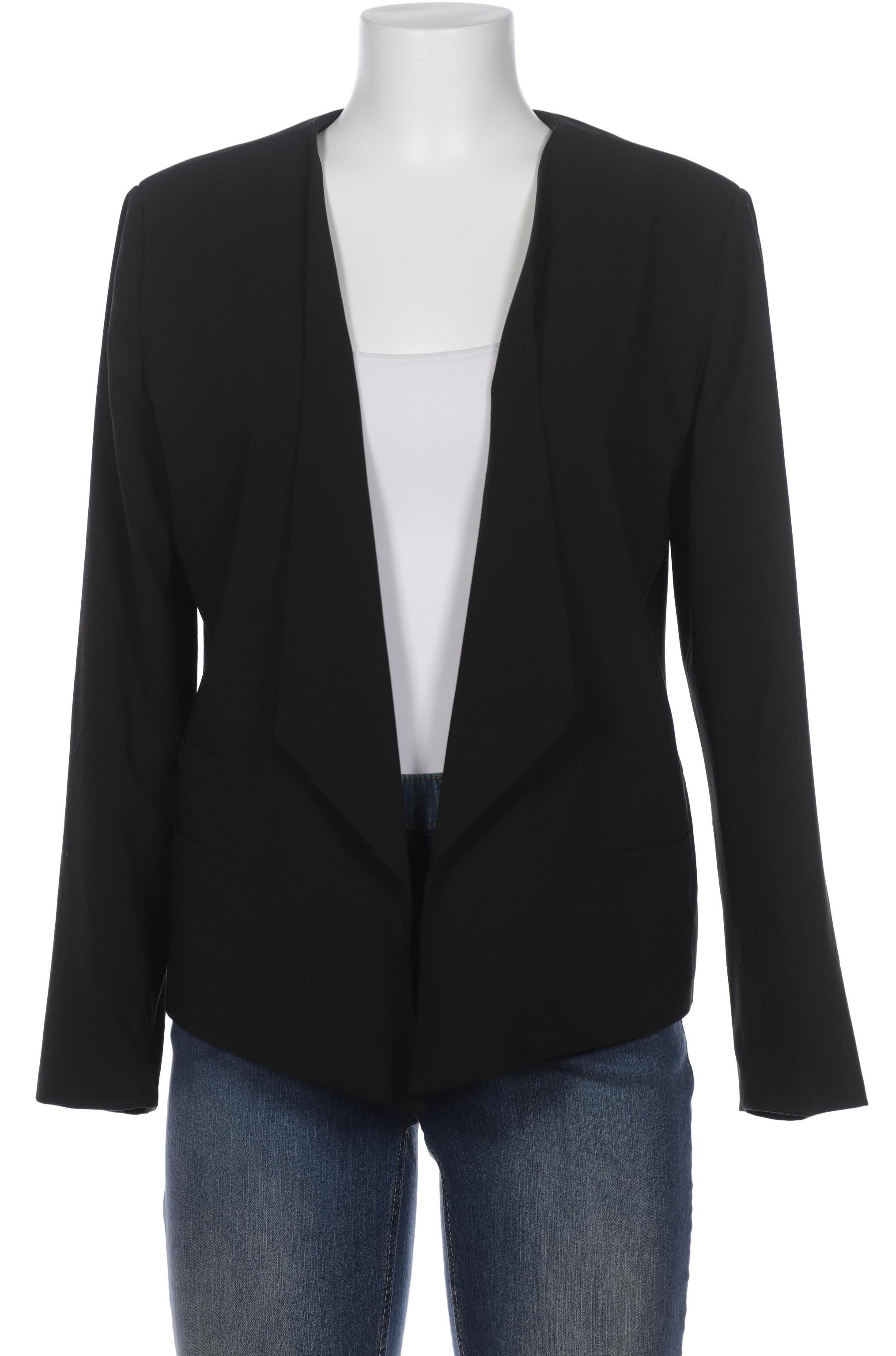 

sheego Damen Blazer, schwarz, Gr. 40