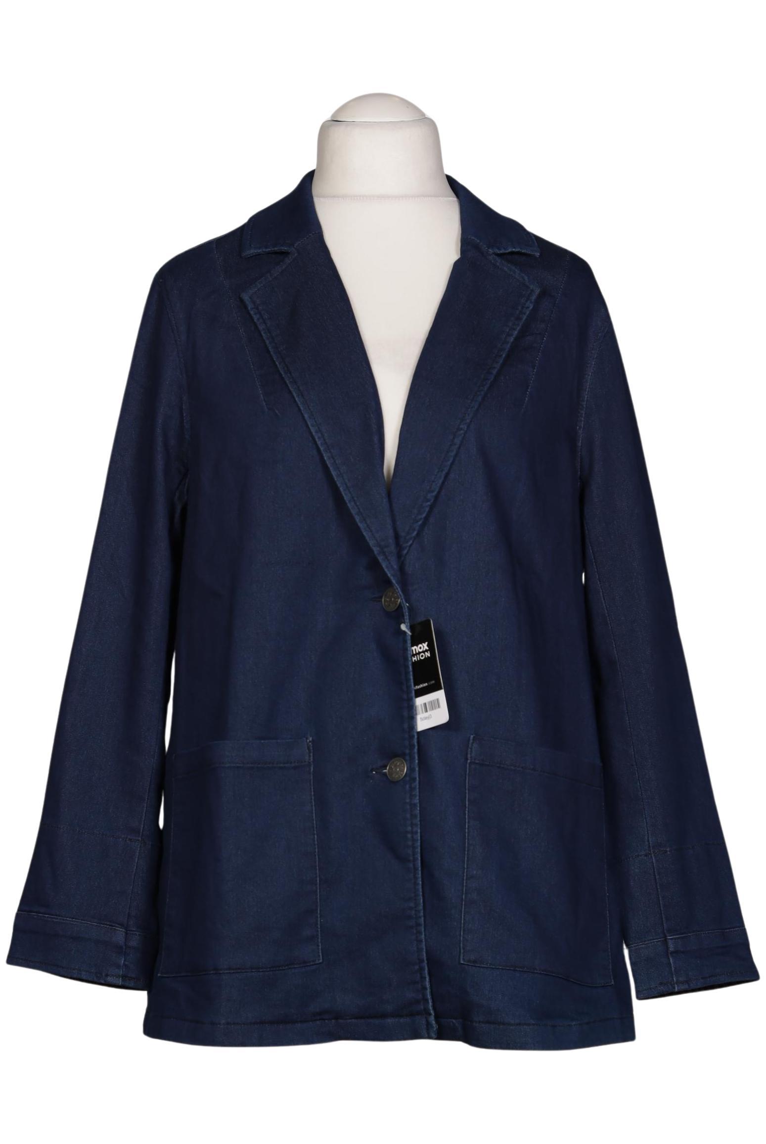 

sheego Damen Blazer, marineblau, Gr. 46