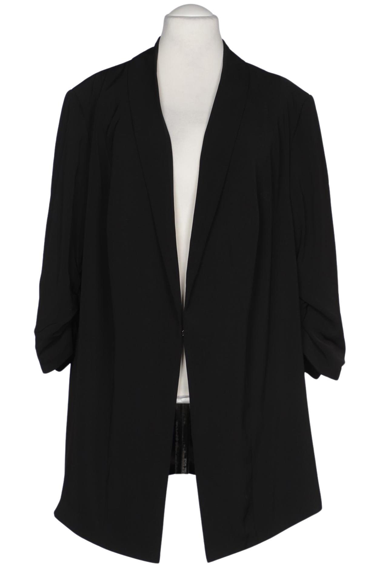 

sheego Damen Blazer, schwarz, Gr. 56