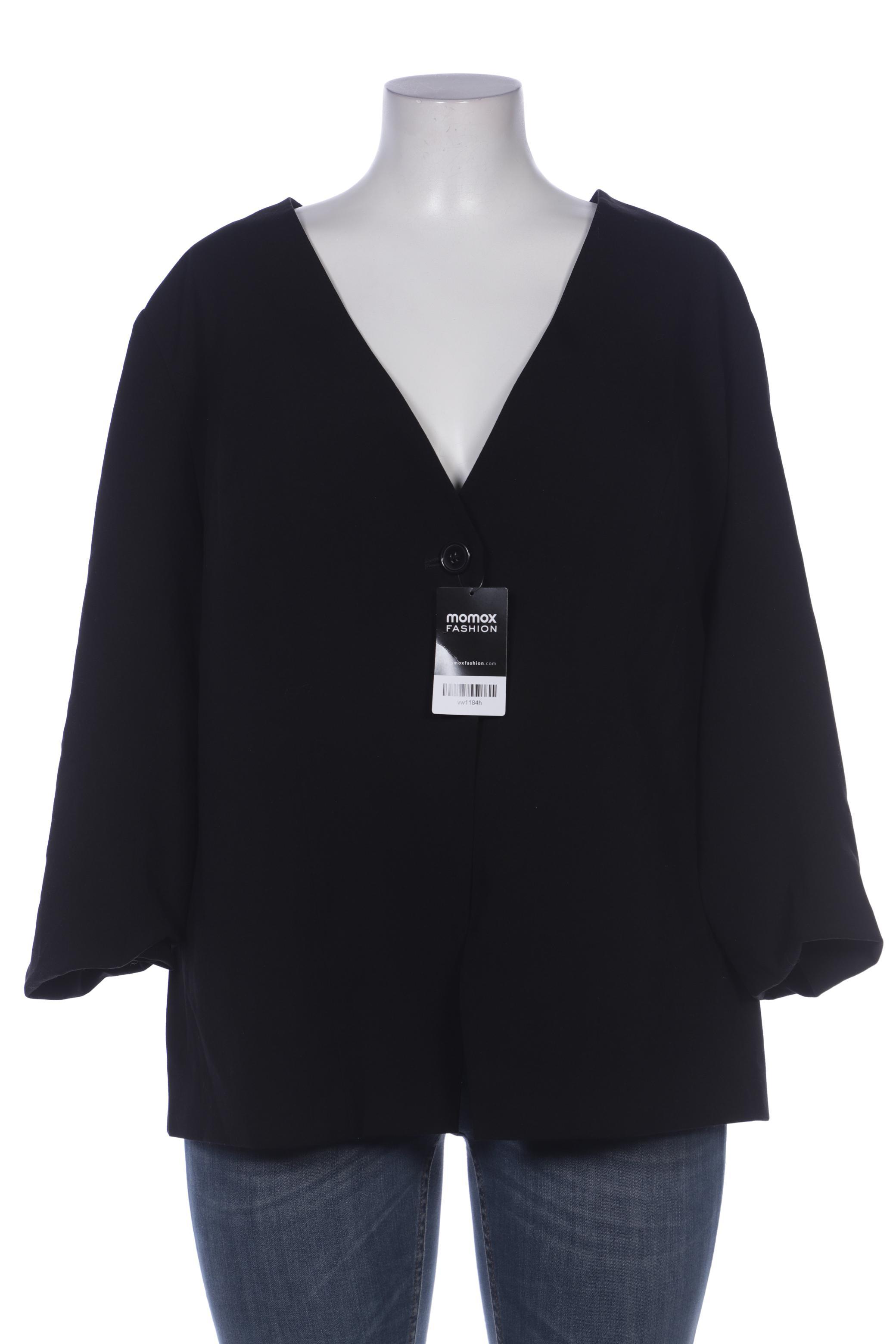 

sheego Damen Blazer, schwarz, Gr. 48