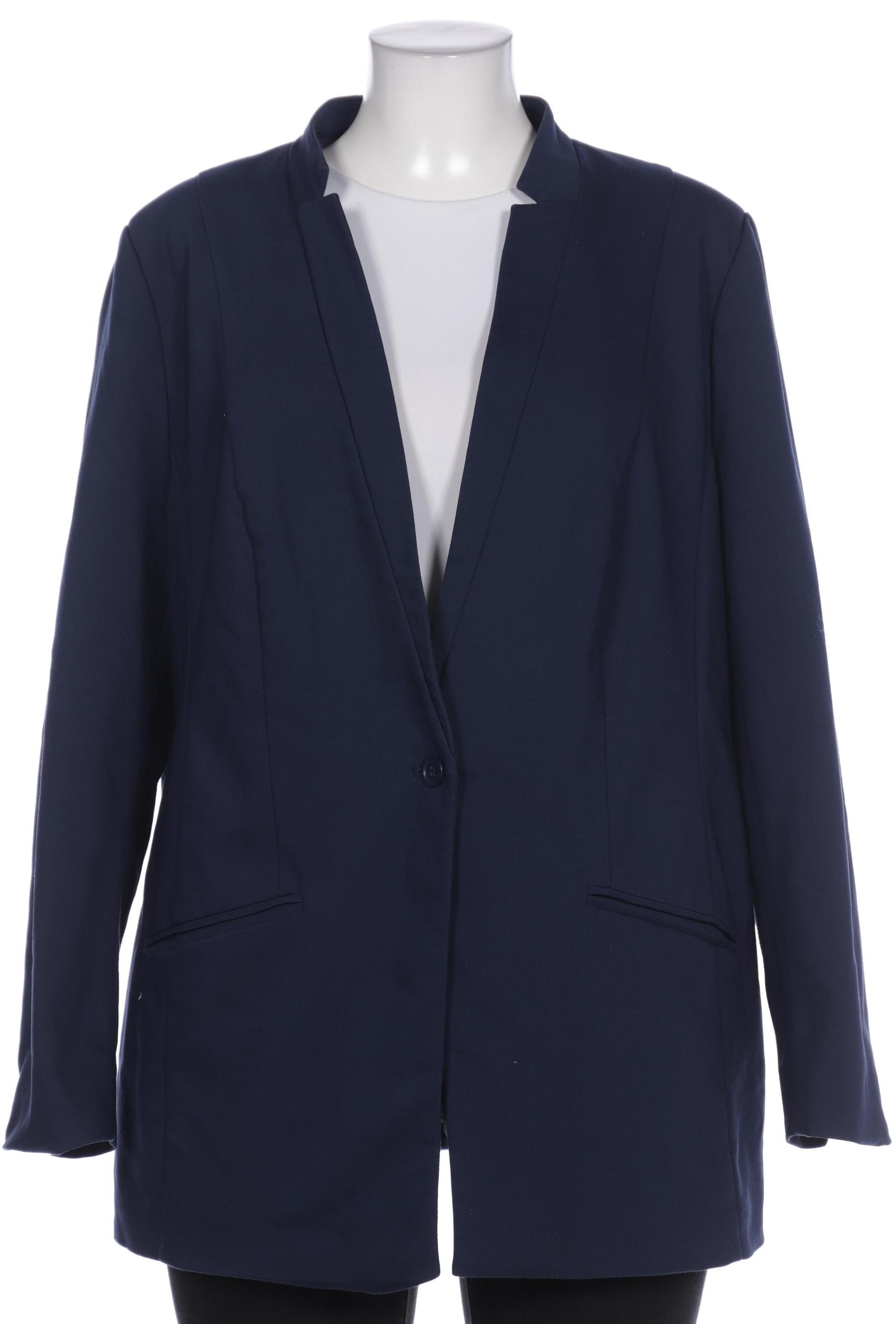 

sheego Damen Blazer, marineblau, Gr. 50