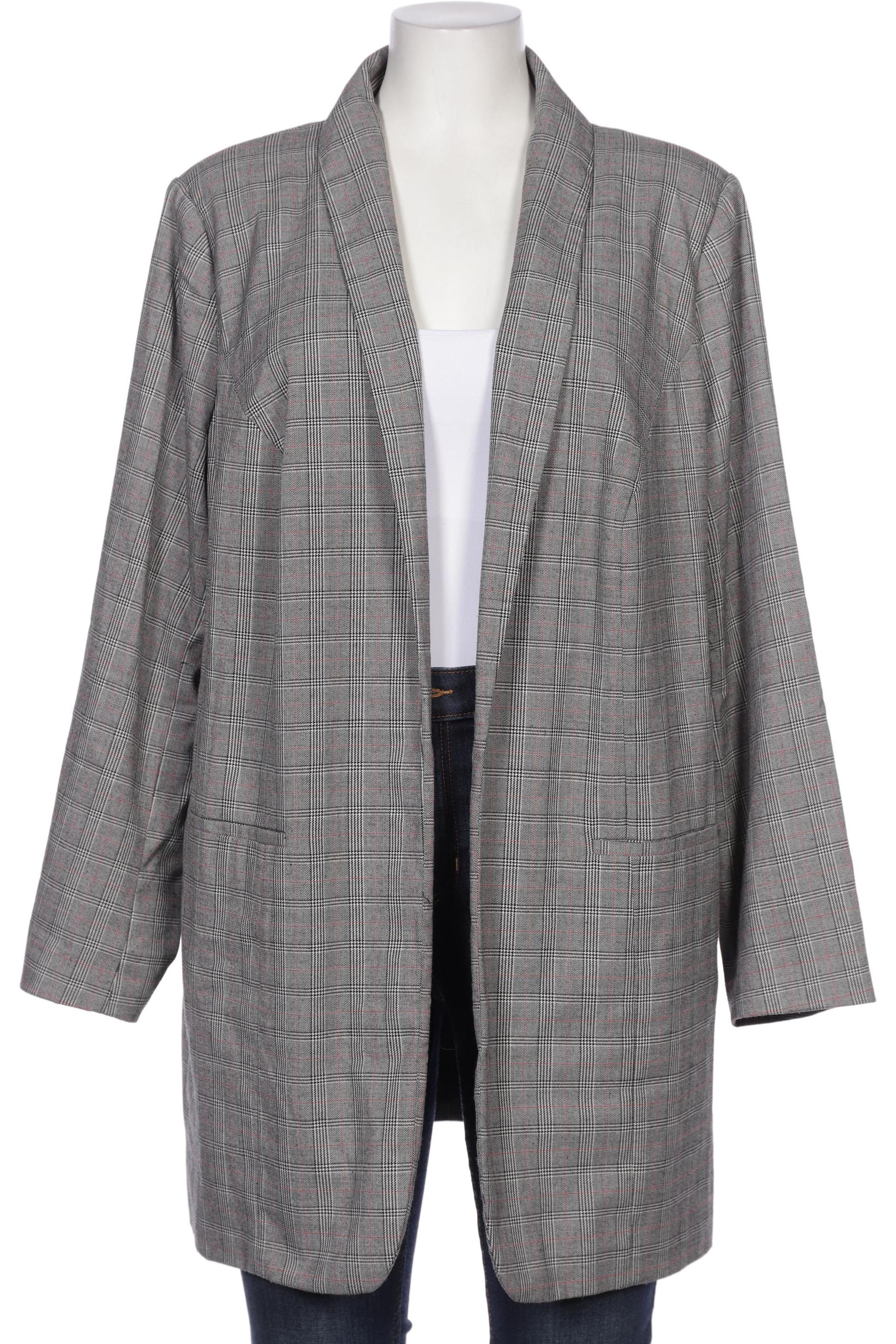 

sheego Damen Blazer, grau, Gr. 52