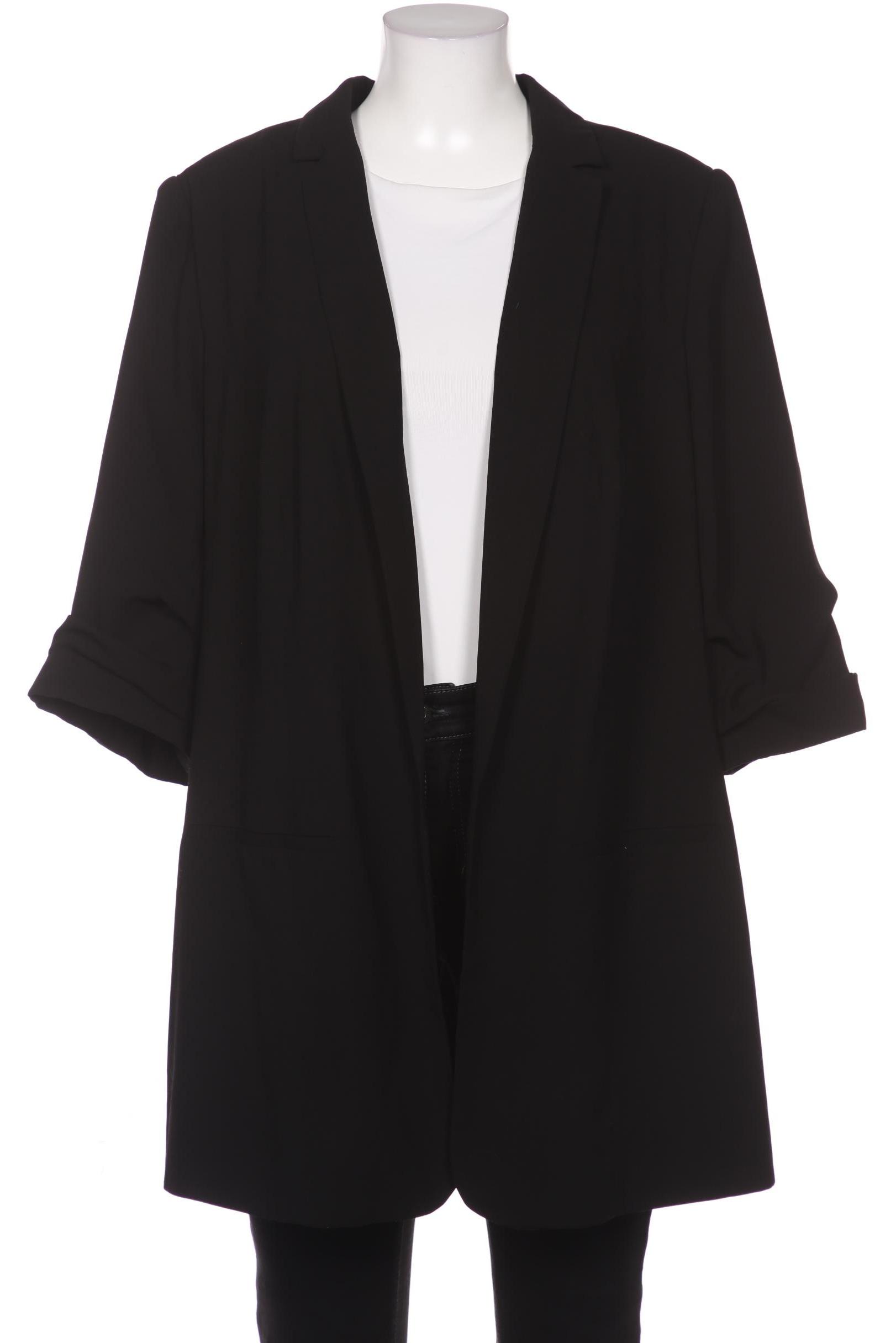

sheego Damen Blazer, schwarz, Gr. 50