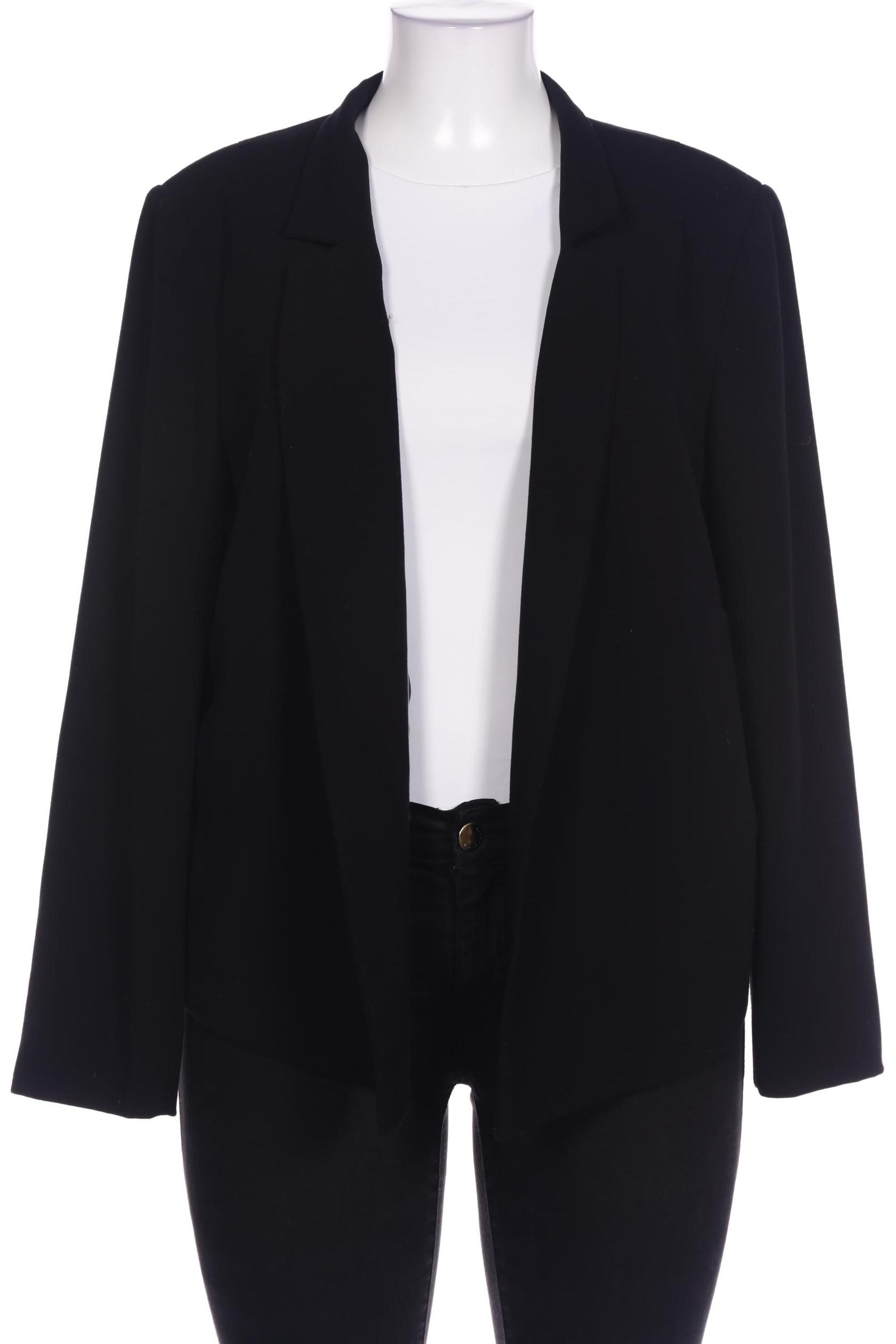 

sheego Damen Blazer, schwarz, Gr. 52