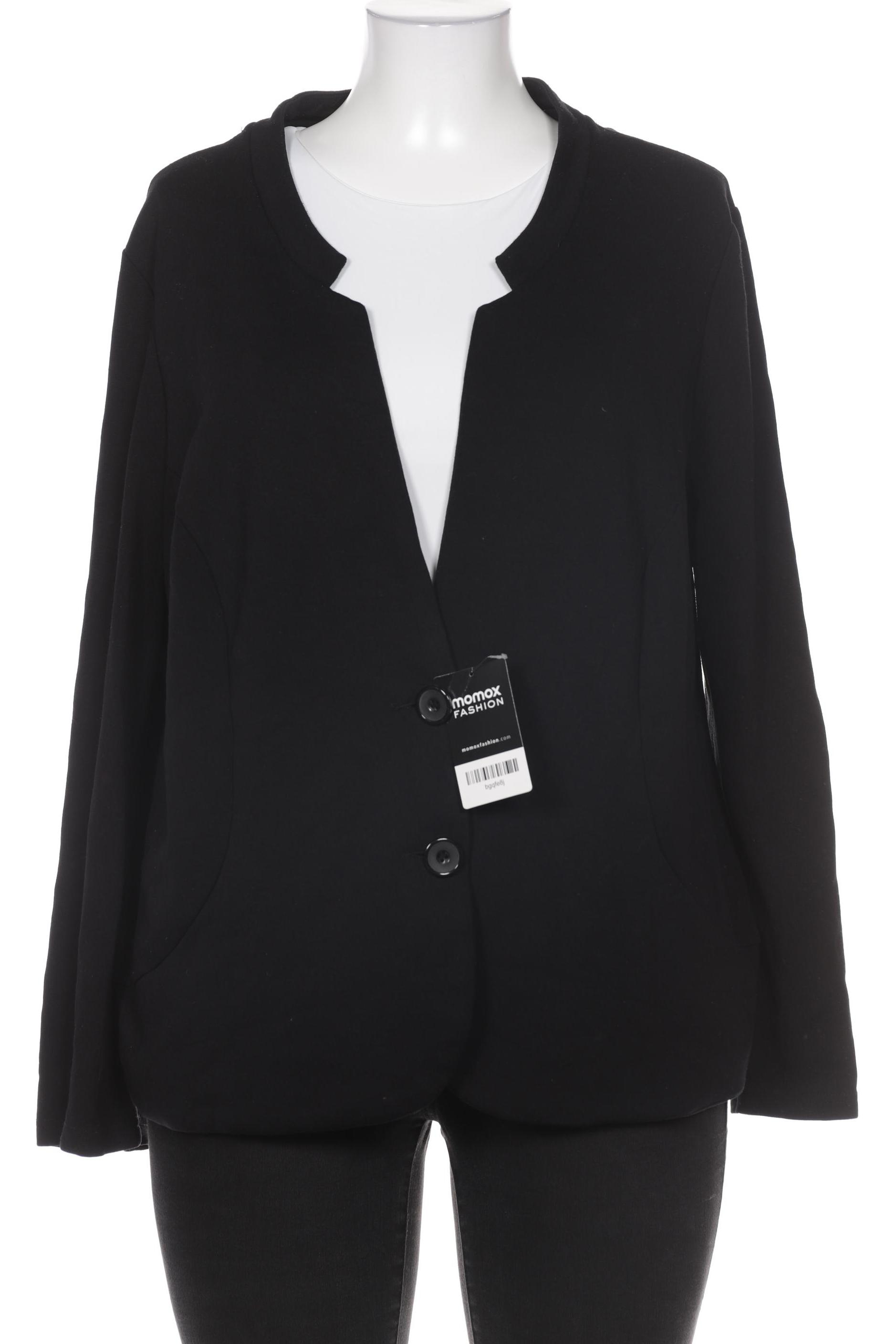

sheego Damen Blazer, schwarz, Gr. 50