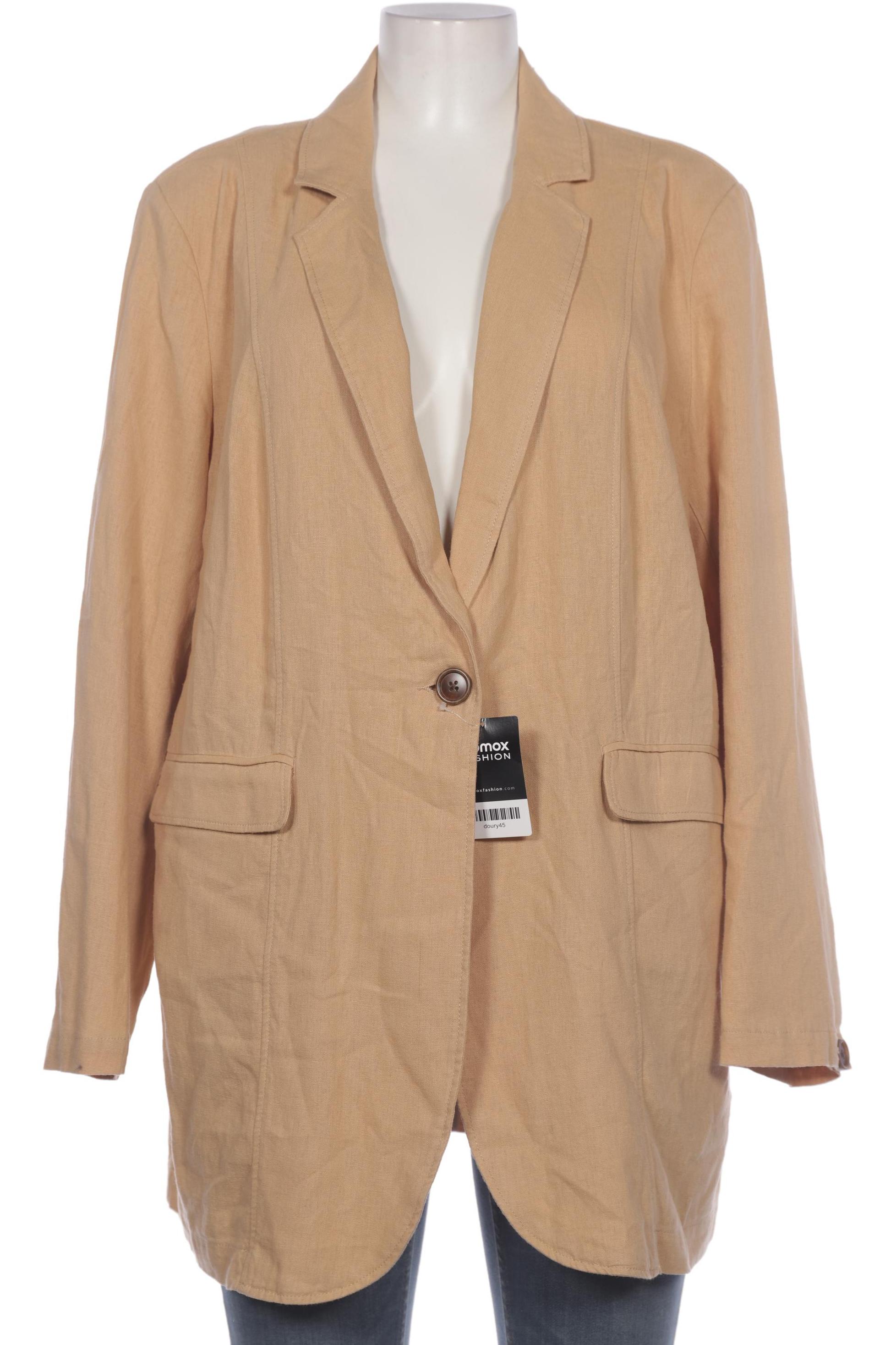 

sheego Damen Blazer, beige, Gr. 50