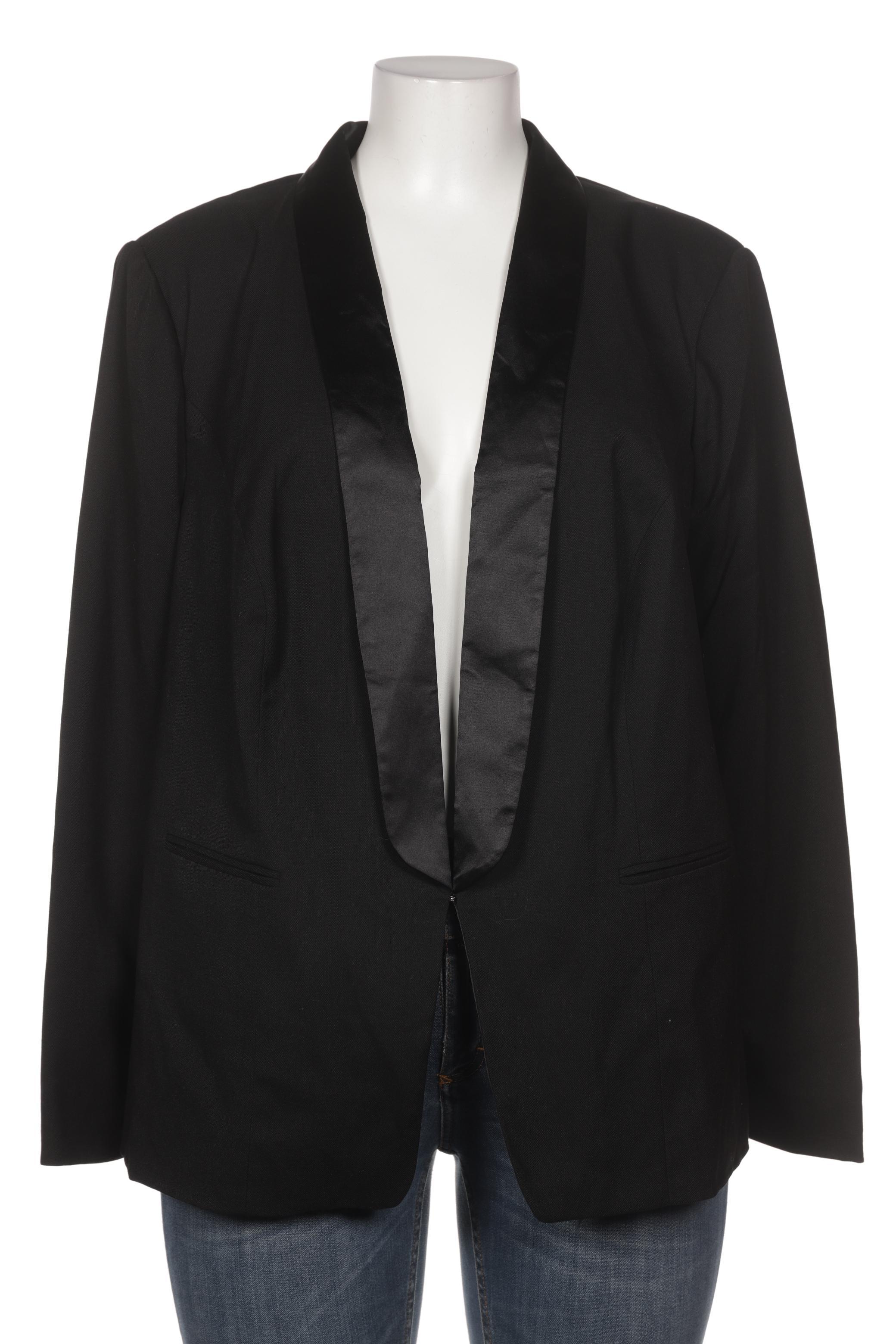 

sheego Damen Blazer, schwarz, Gr. 50