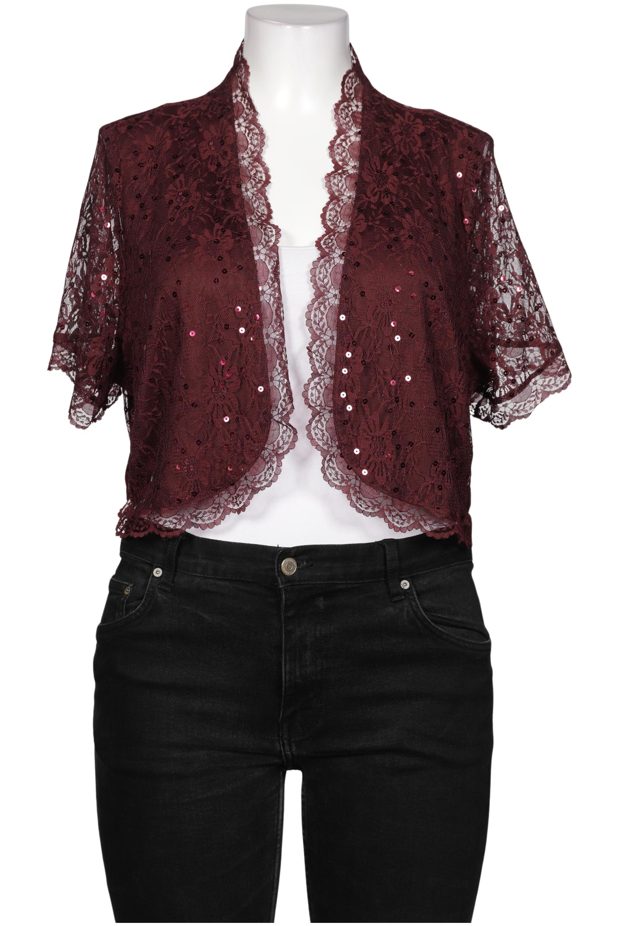 

sheego Damen Blazer, bordeaux, Gr. 48