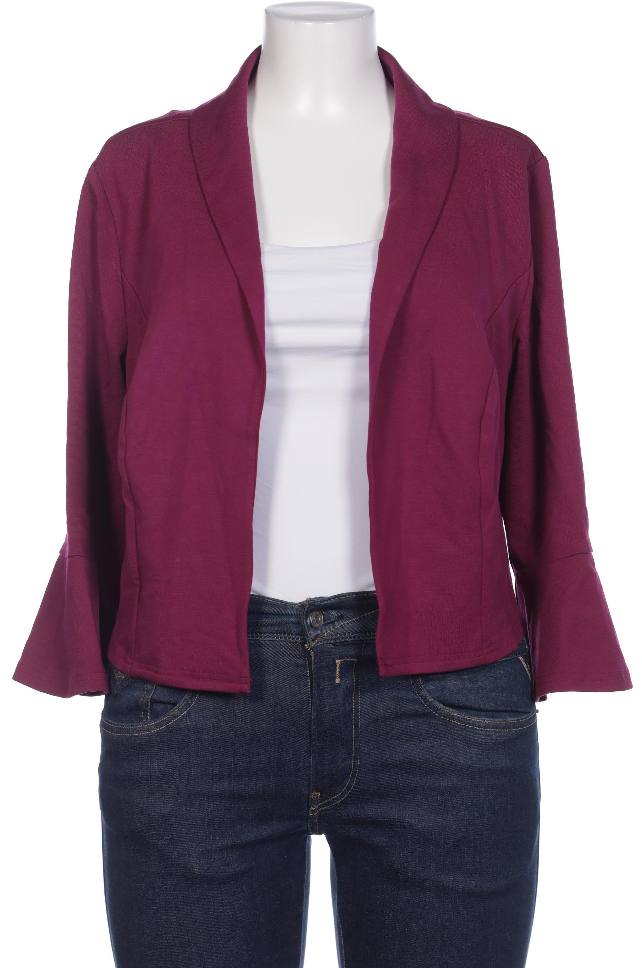 

sheego Damen Blazer, bordeaux, Gr. 48