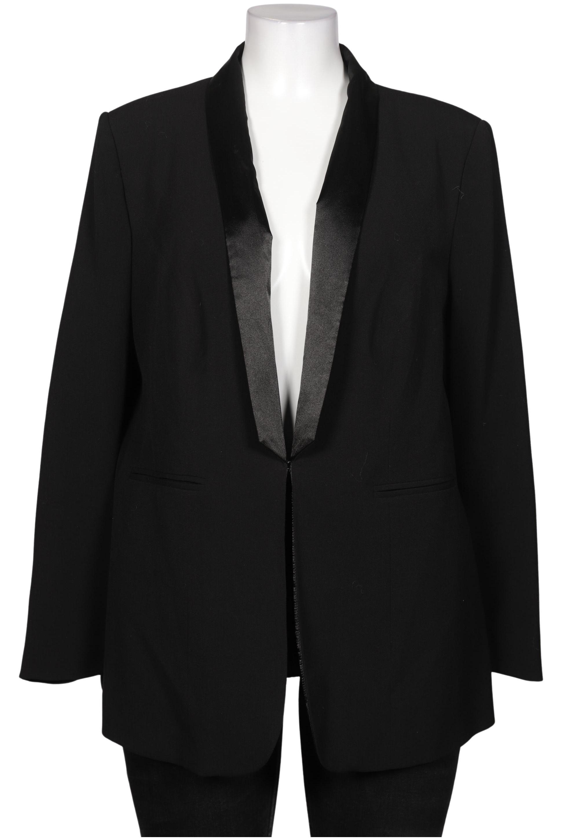

sheego Damen Blazer, schwarz, Gr. 48
