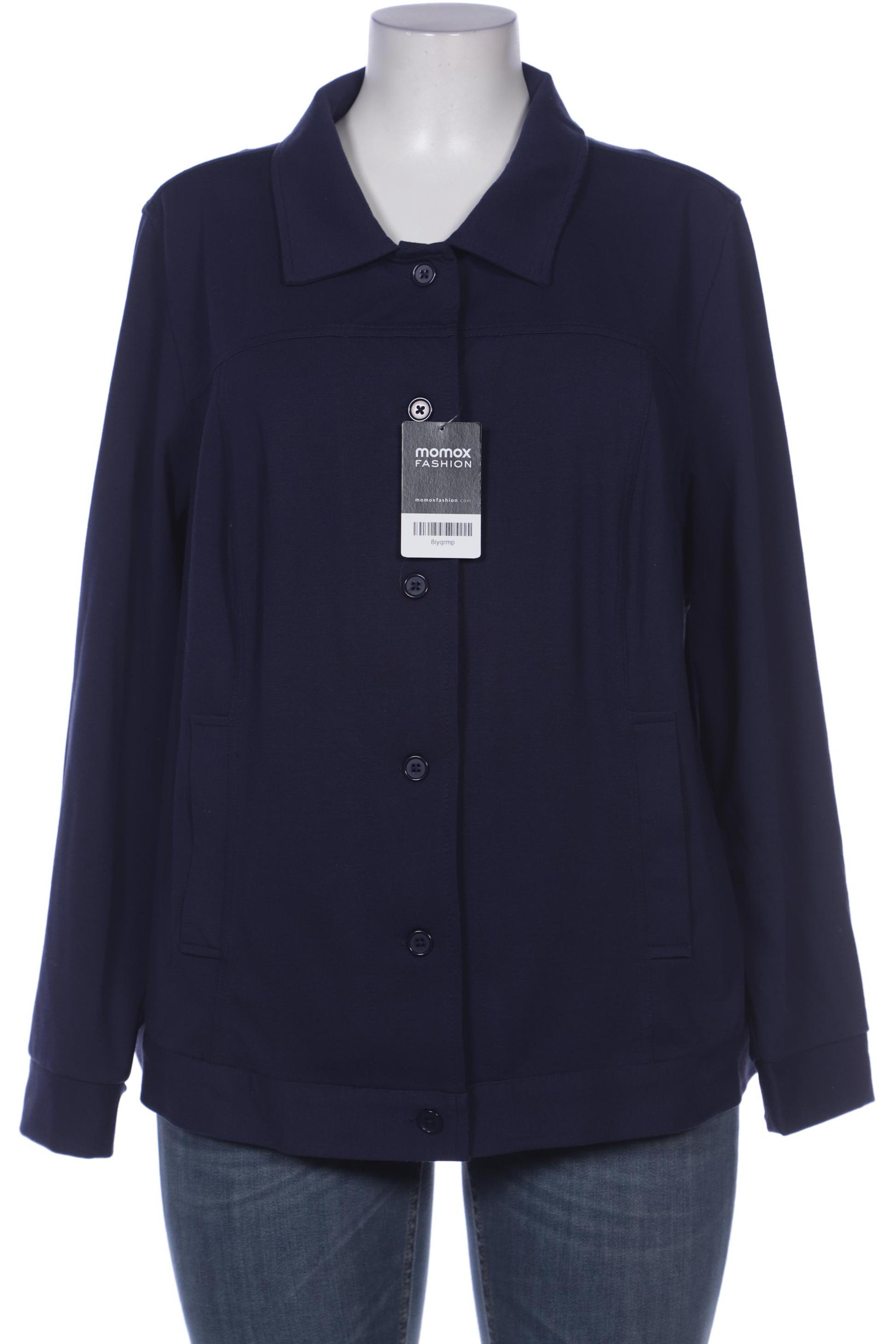 

sheego Damen Blazer, marineblau, Gr. 50