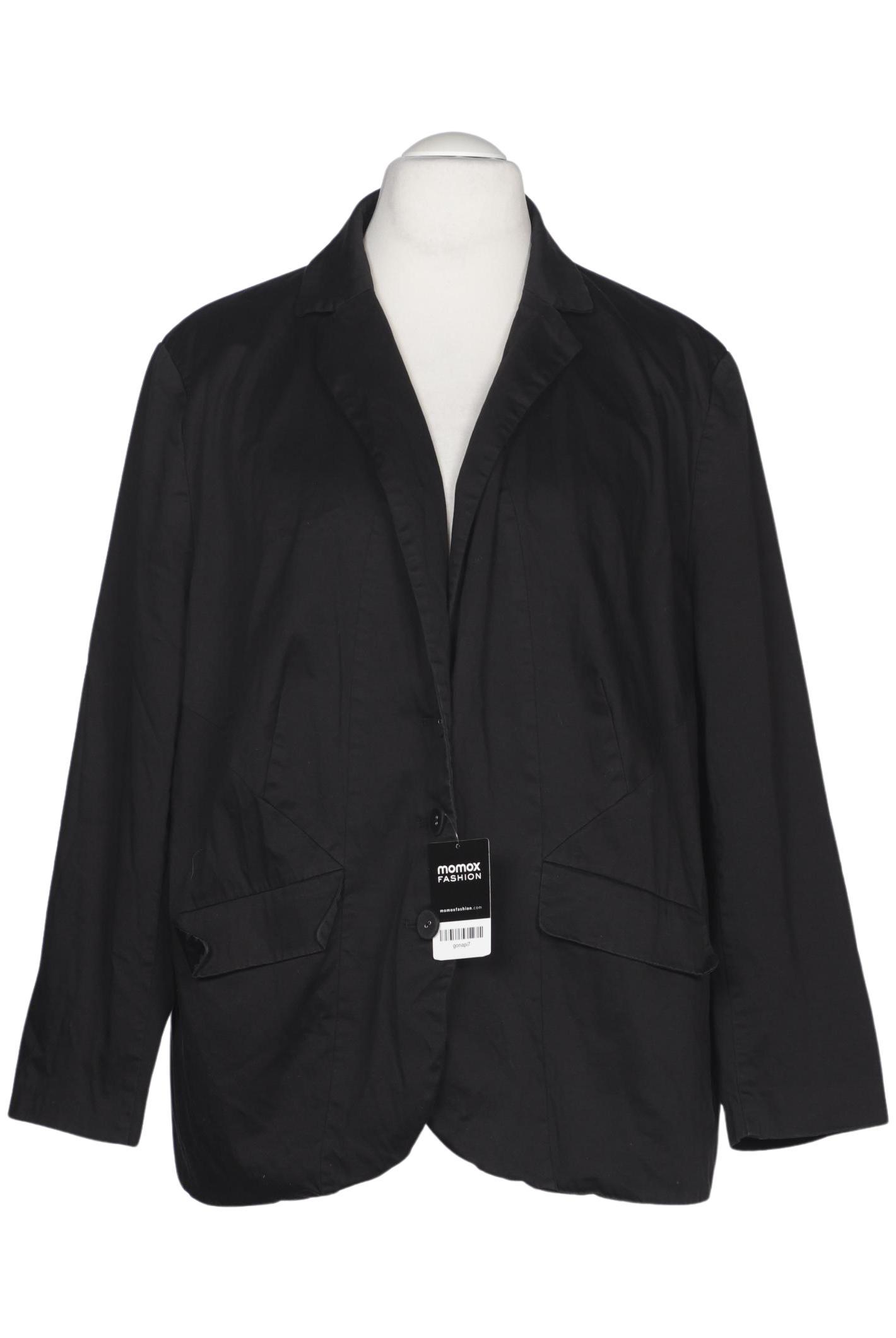 

sheego Damen Blazer, schwarz, Gr. 56