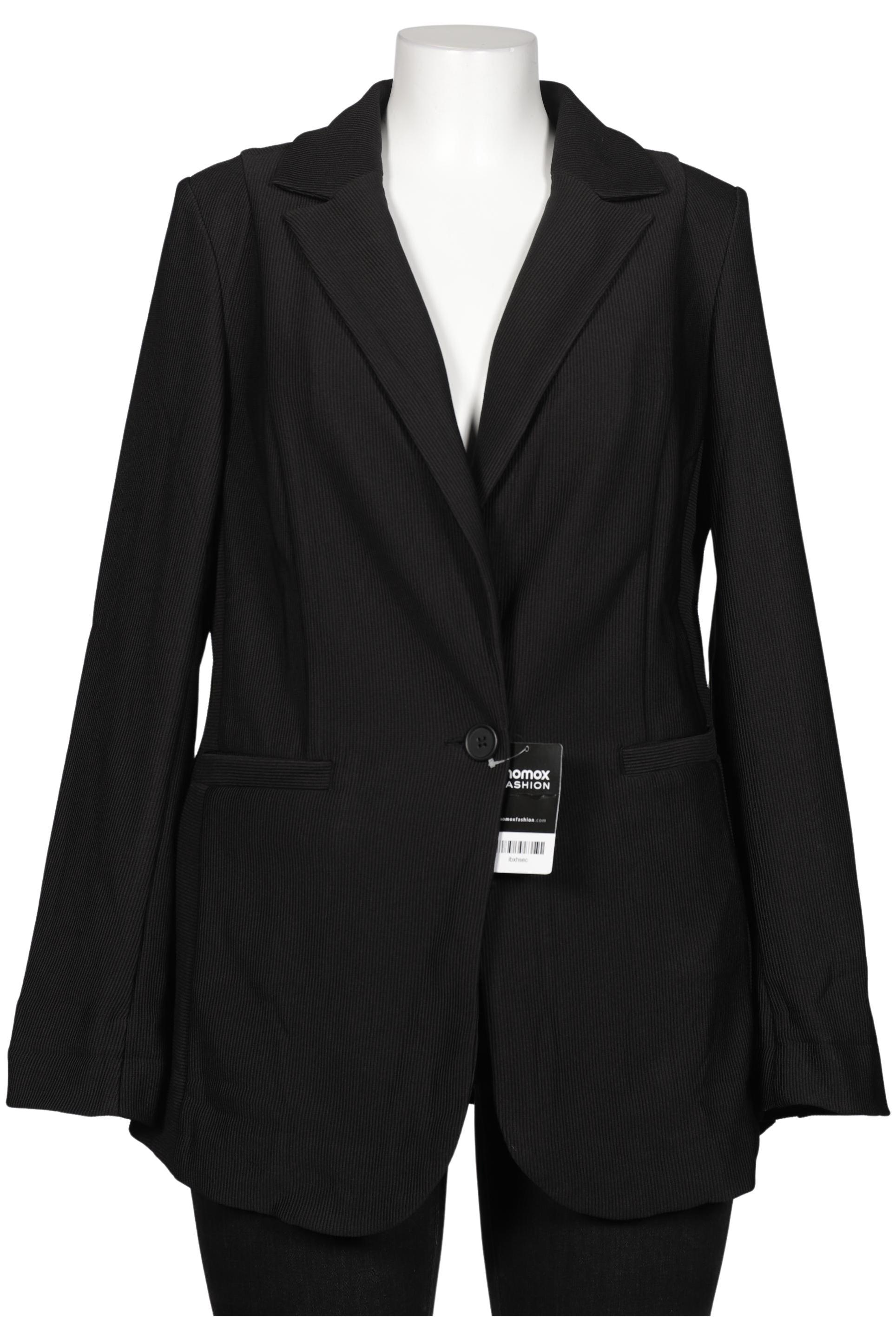 

sheego Damen Blazer, schwarz, Gr. 46