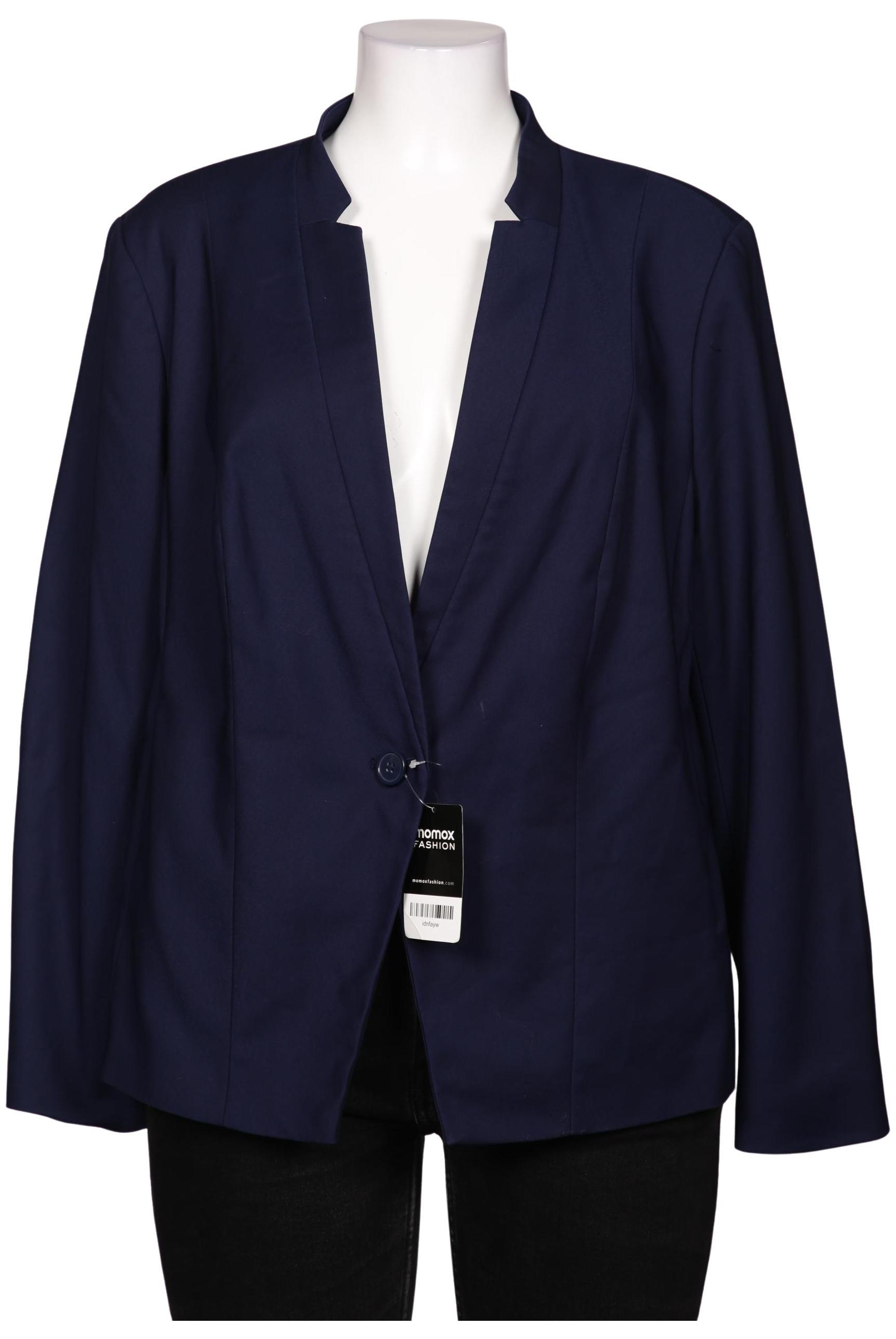 

sheego Damen Blazer, marineblau, Gr. 50