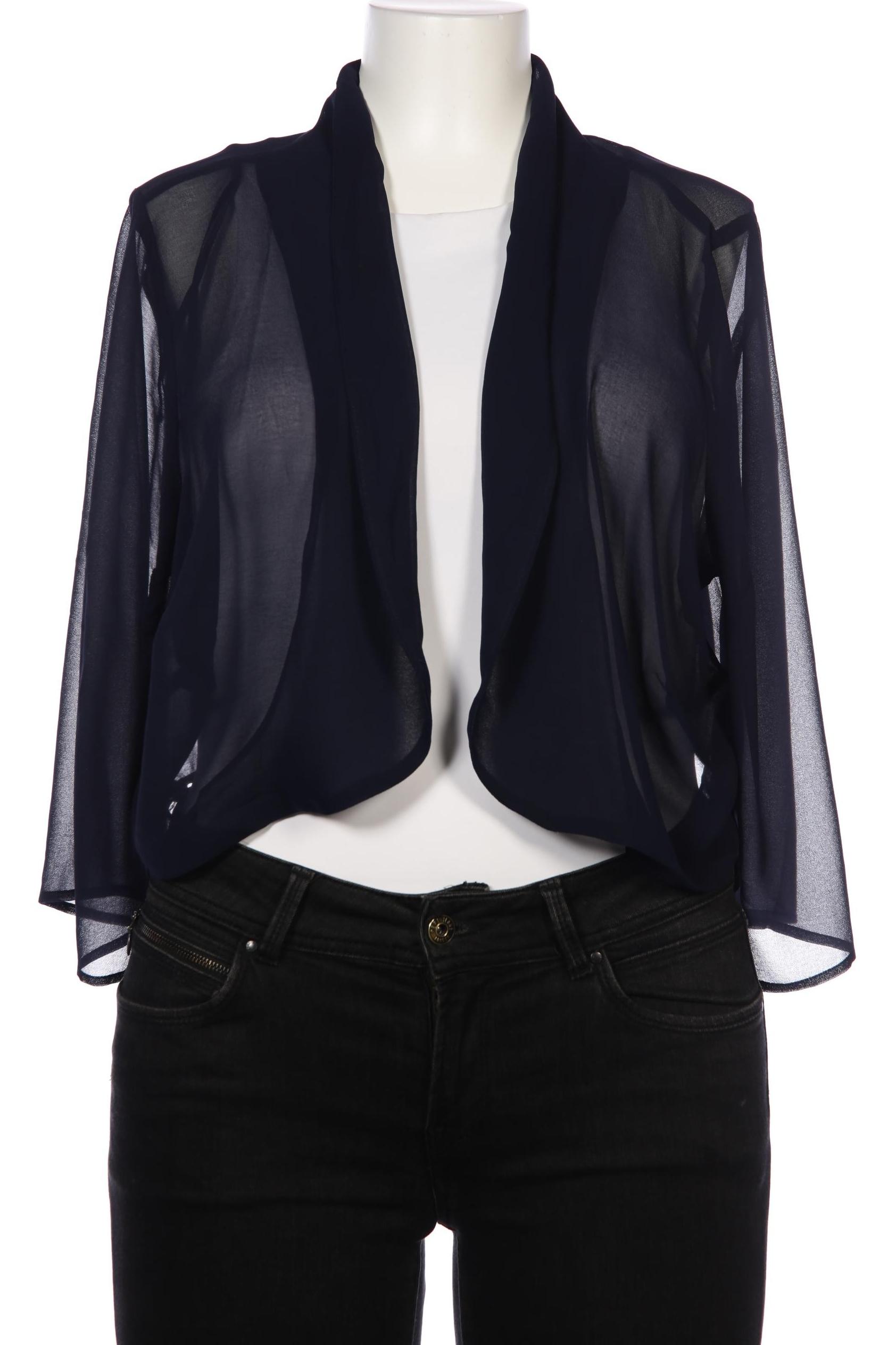 

sheego Damen Blazer, marineblau, Gr. 50