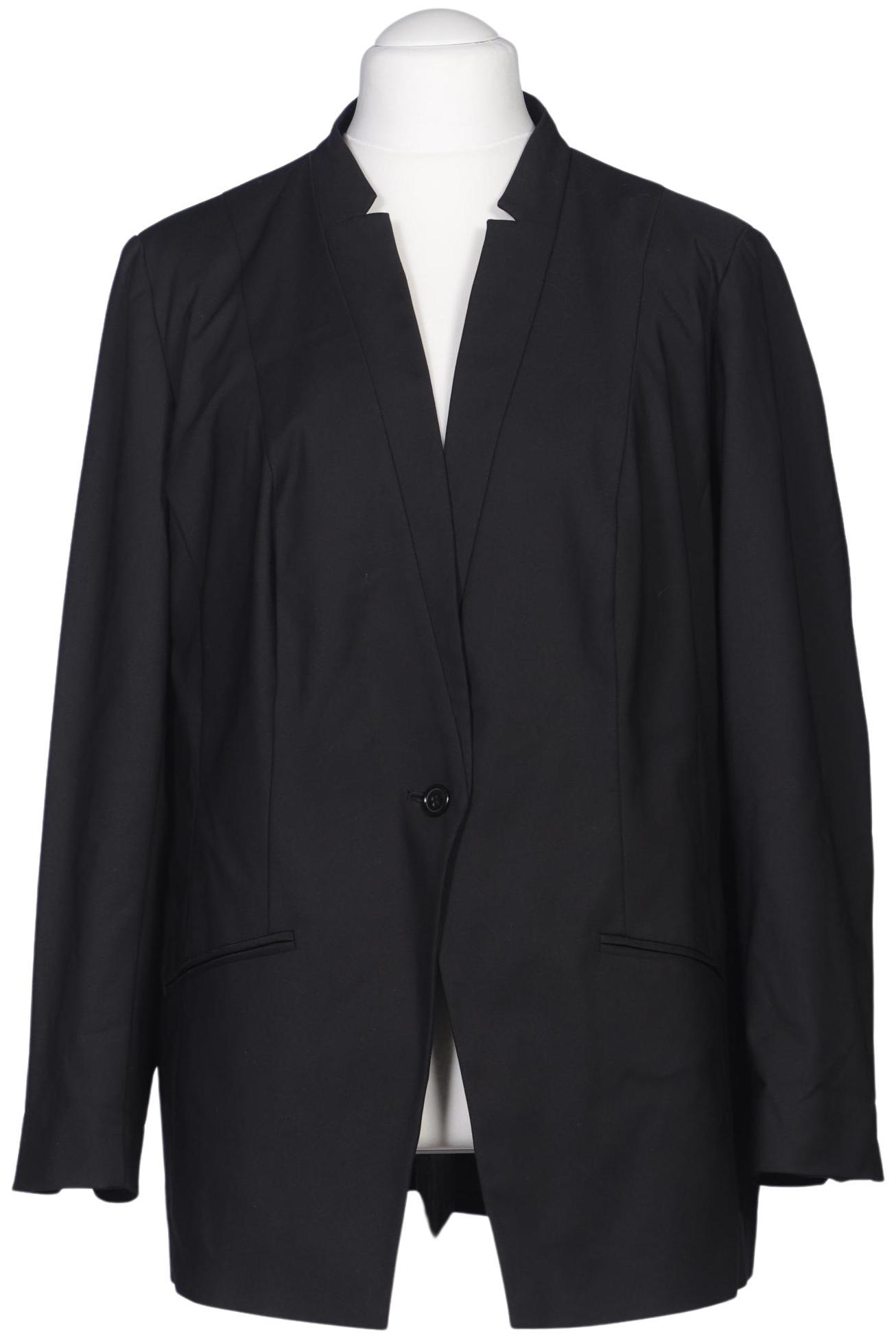 

sheego Damen Blazer, schwarz, Gr. 50
