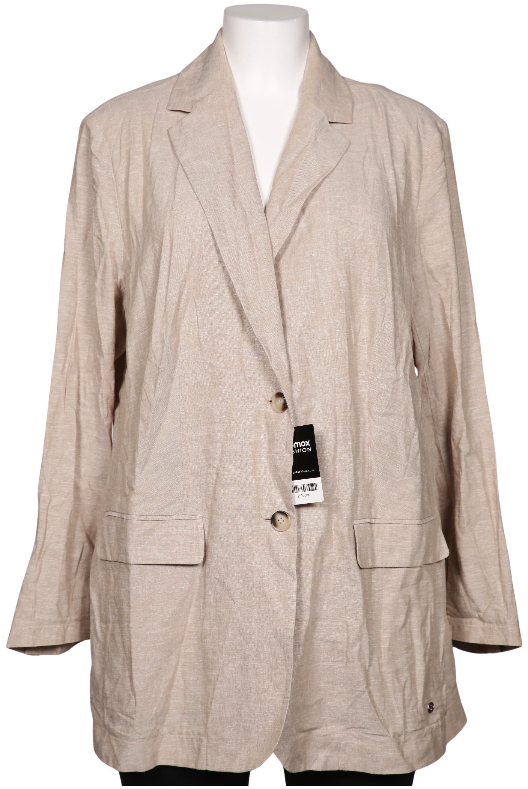 

sheego Damen Blazer, beige, Gr. 50