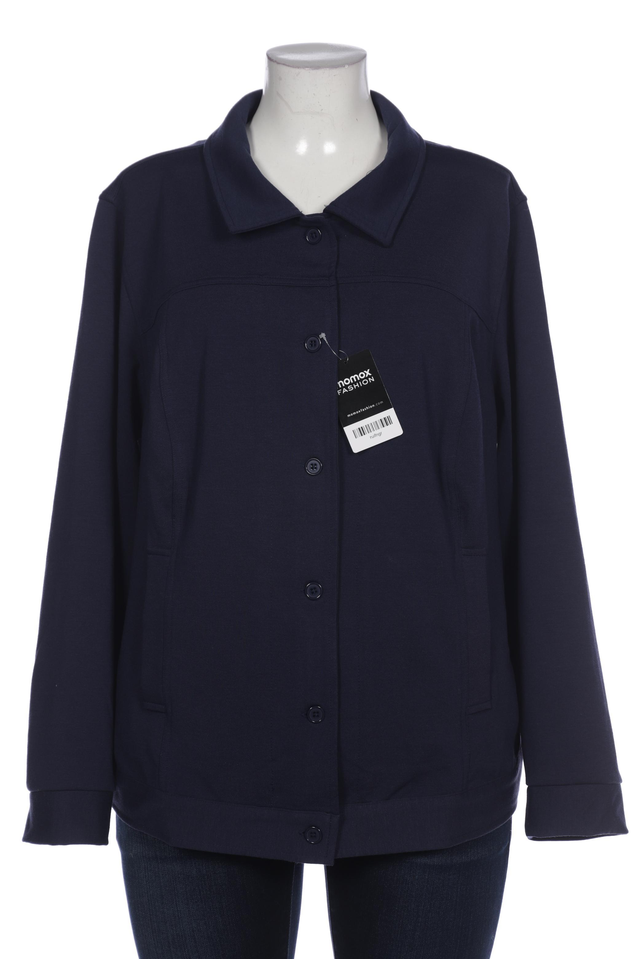 

sheego Damen Blazer, marineblau, Gr. 50