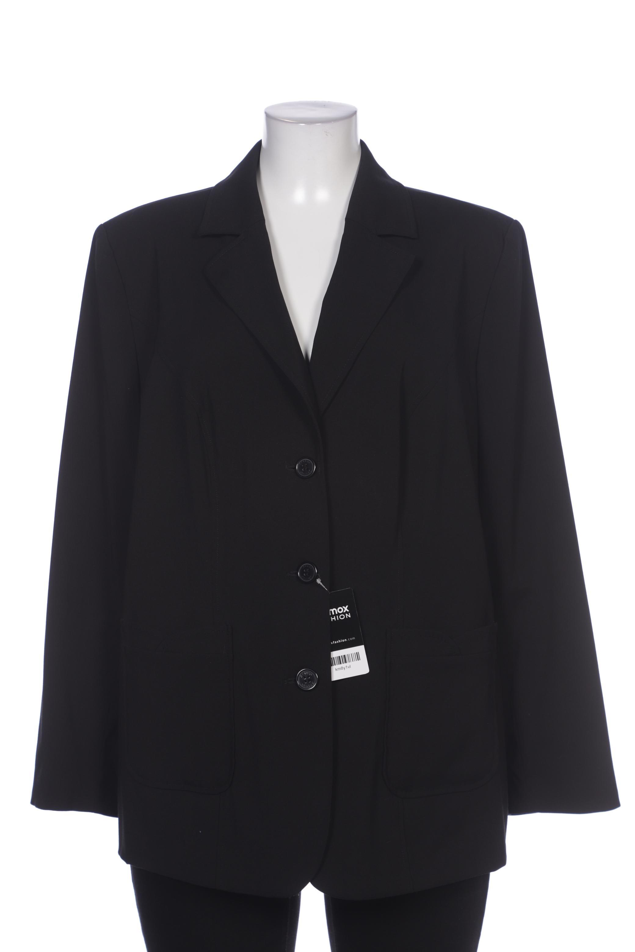 

sheego Damen Blazer, schwarz, Gr. 50