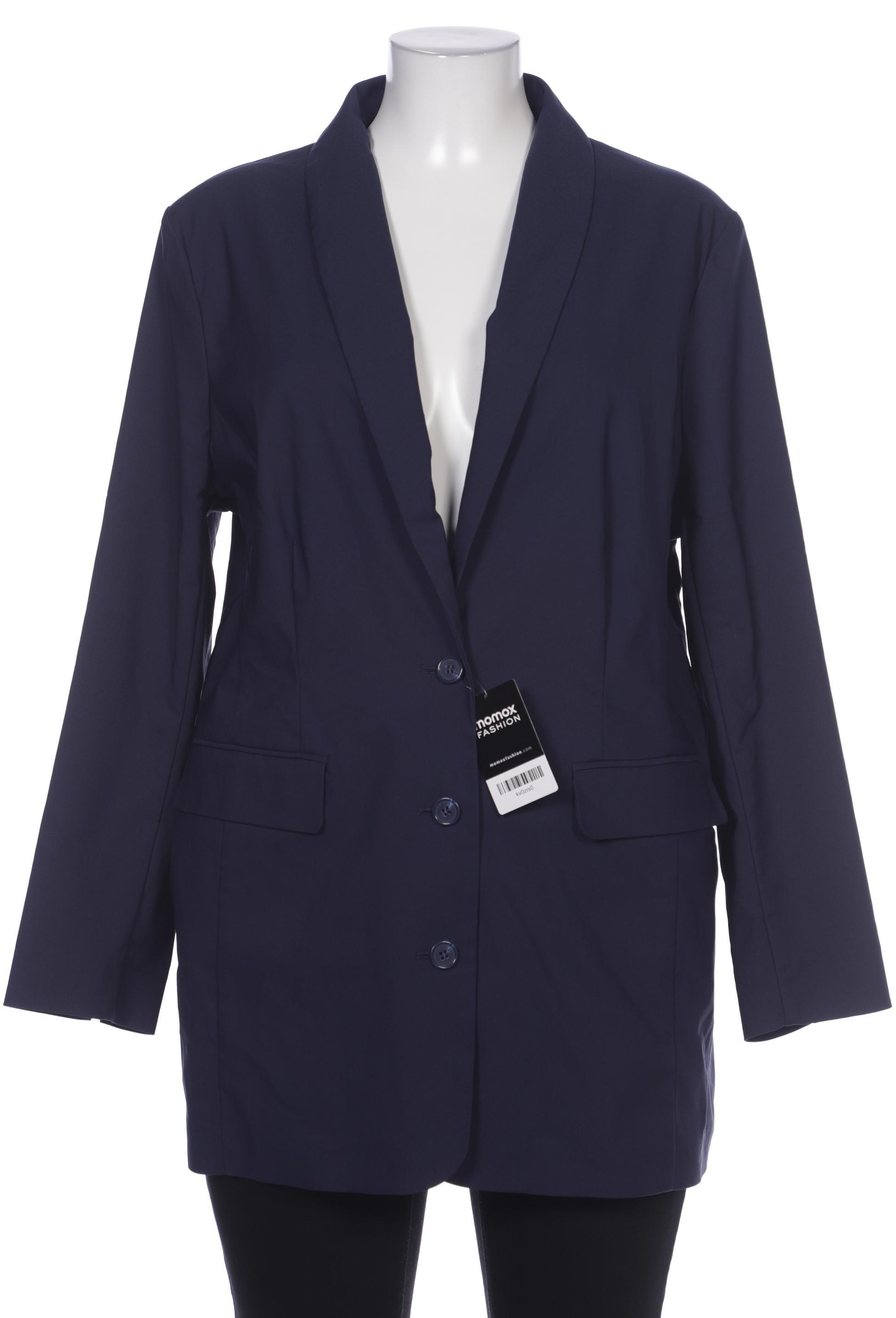 

sheego Damen Blazer, marineblau, Gr. 46