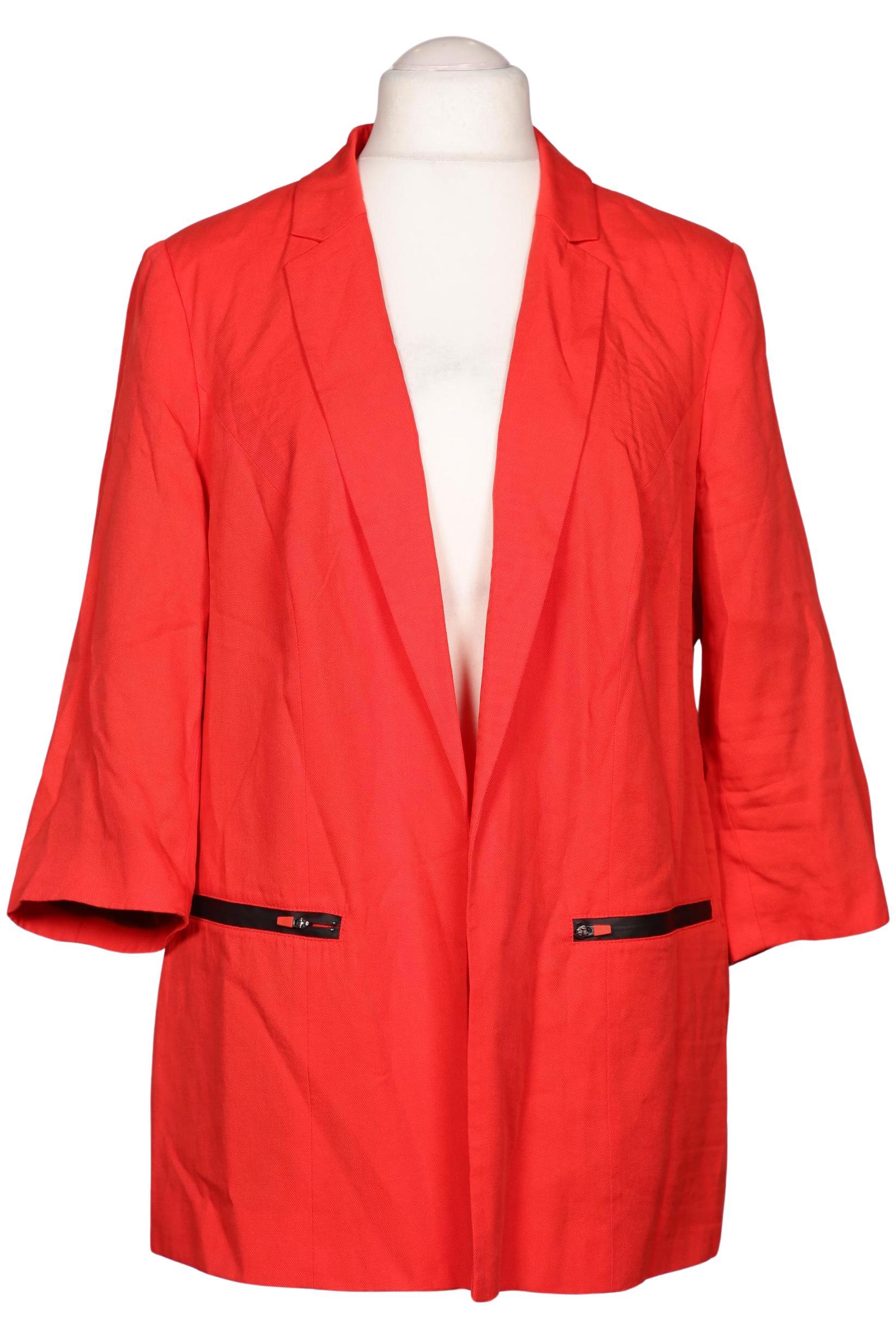 

sheego Damen Blazer, rot, Gr. 46