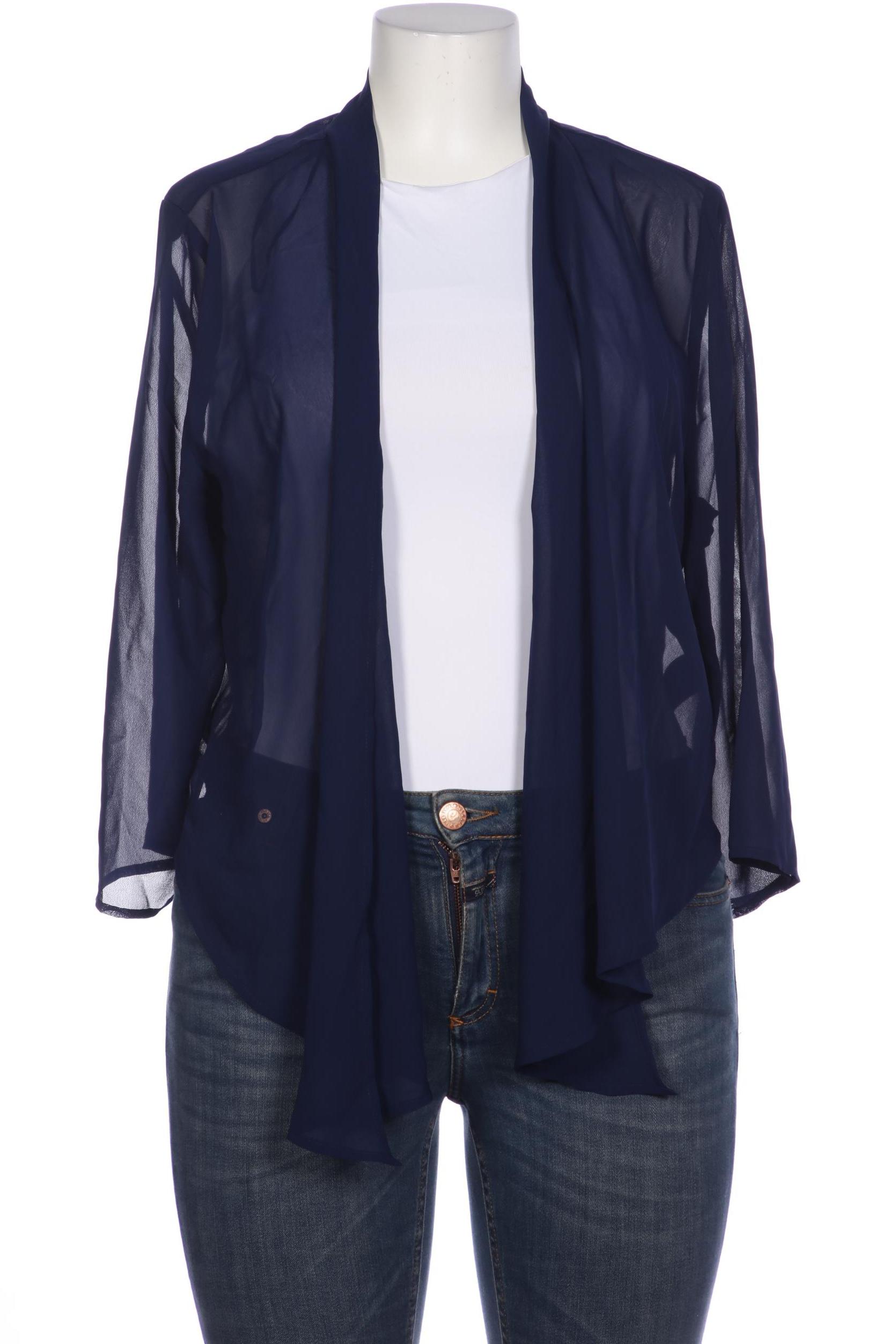 

sheego Damen Blazer, marineblau, Gr. 44