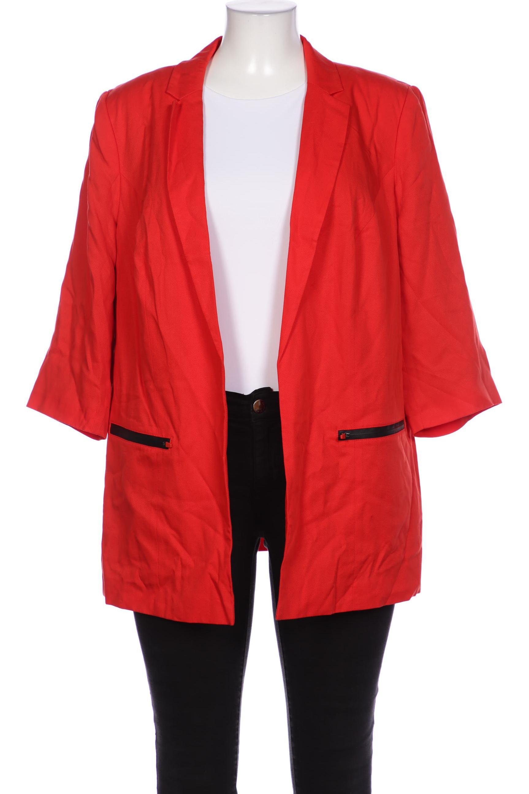

sheego Damen Blazer, rot, Gr. 48