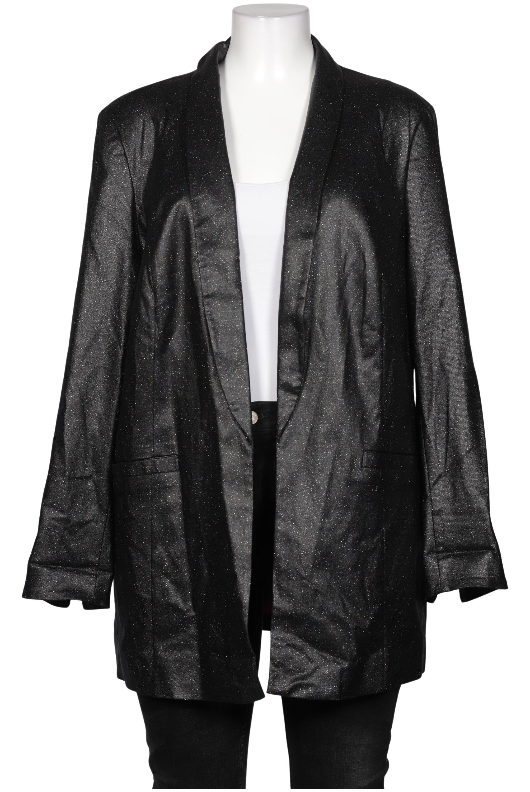 

sheego Damen Blazer, schwarz, Gr. 50