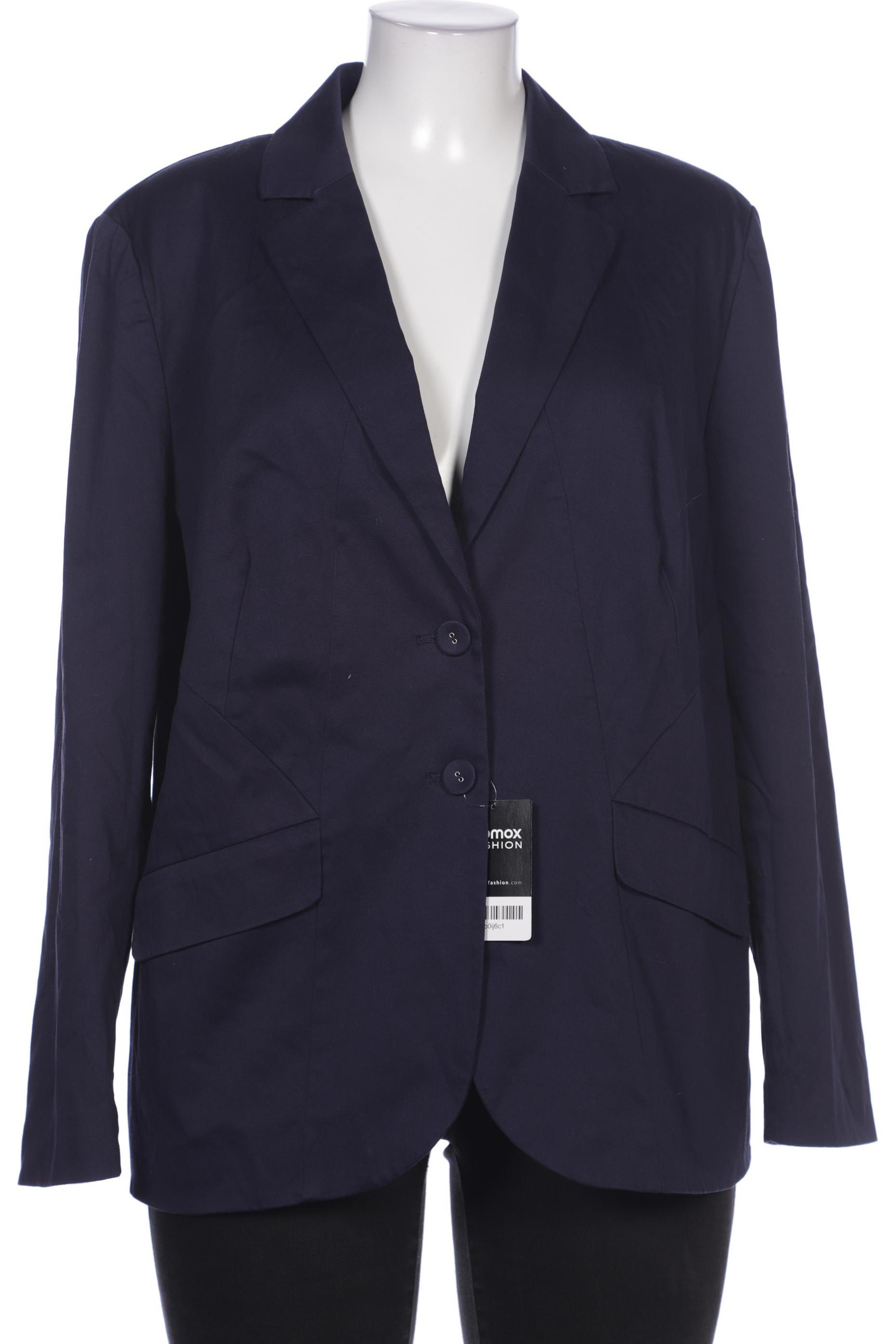 

sheego Damen Blazer, marineblau, Gr. 48