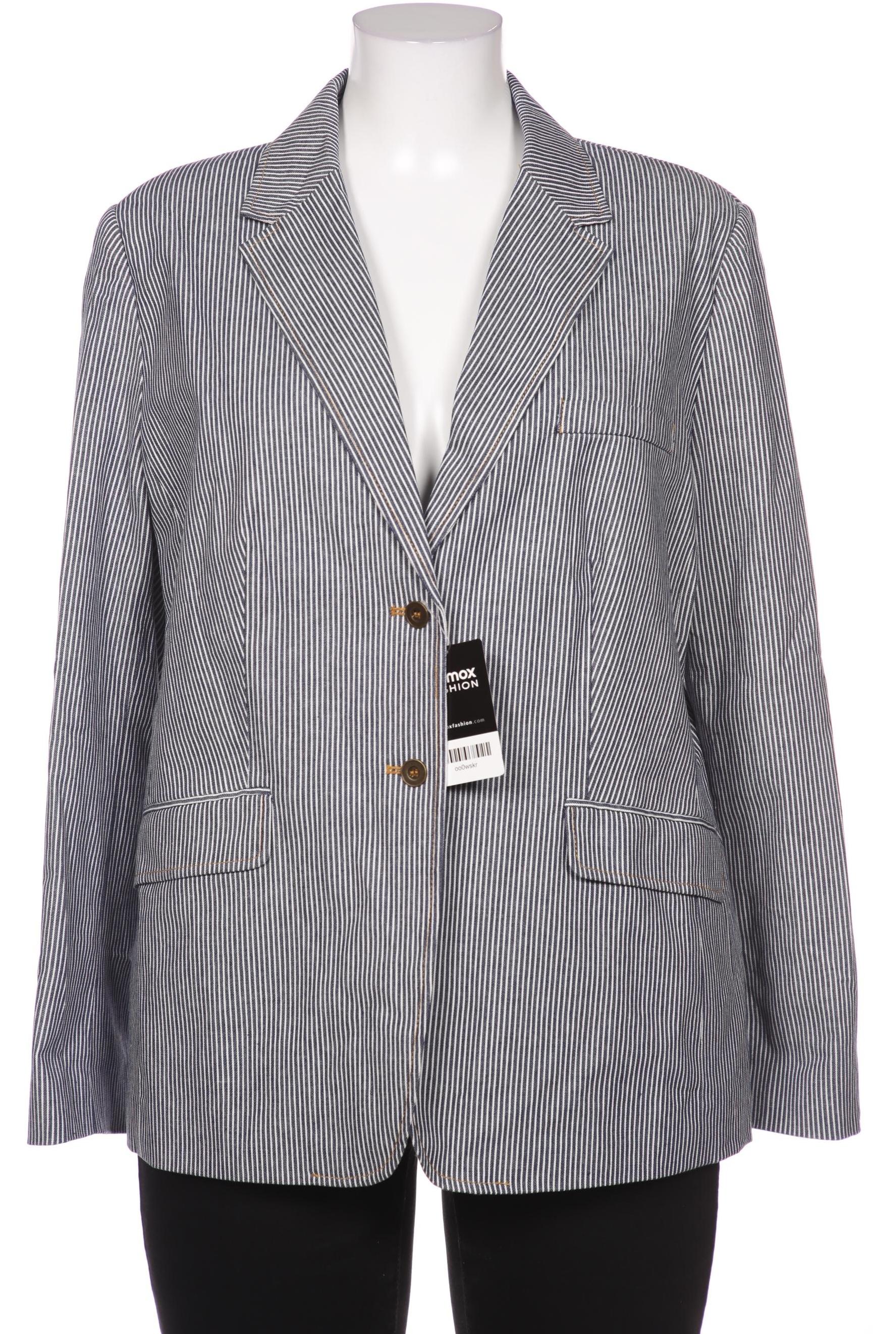 

sheego Damen Blazer, marineblau, Gr. 46