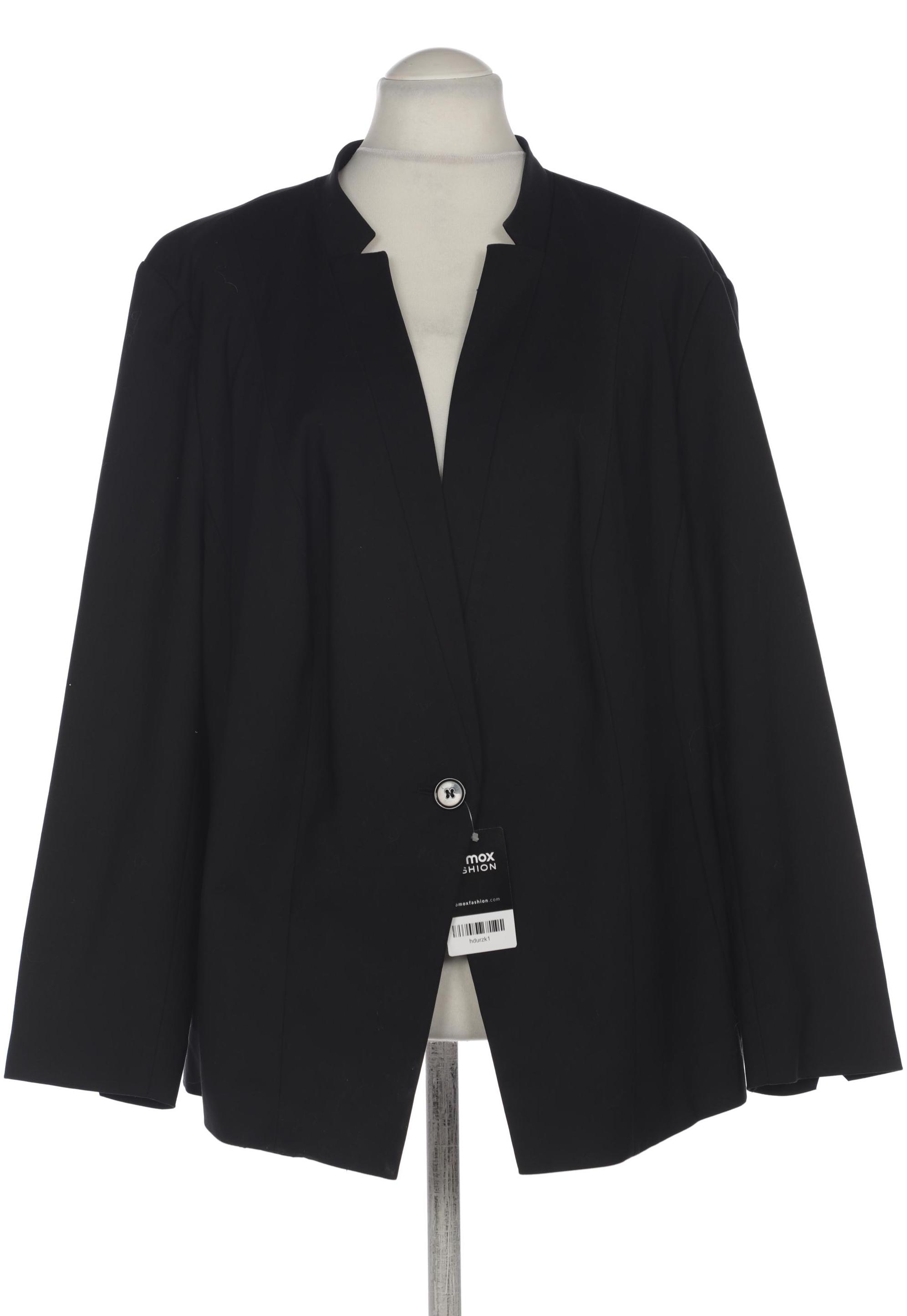

sheego Damen Blazer, schwarz, Gr. 56