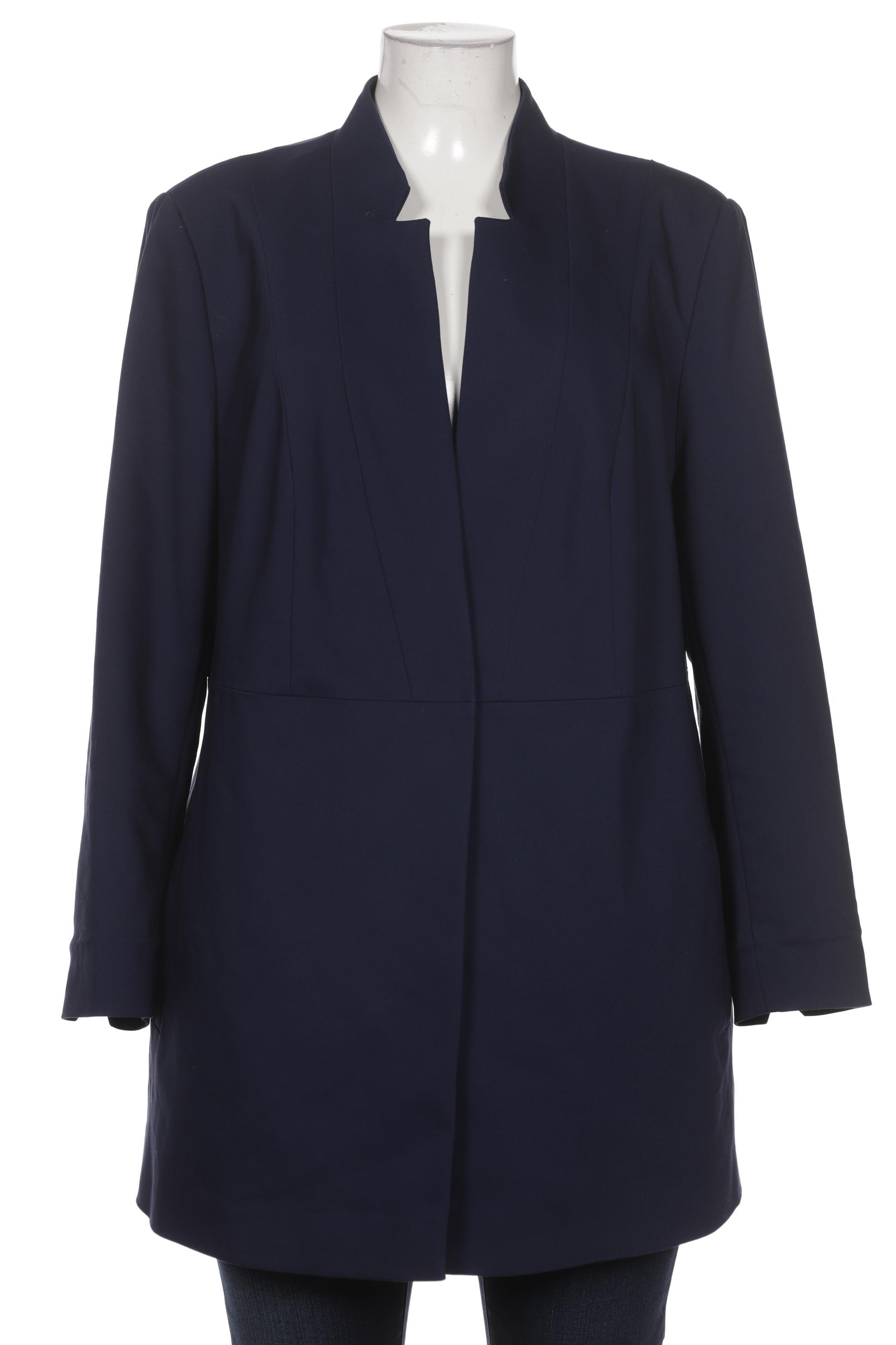 

sheego Damen Blazer, marineblau, Gr. 50