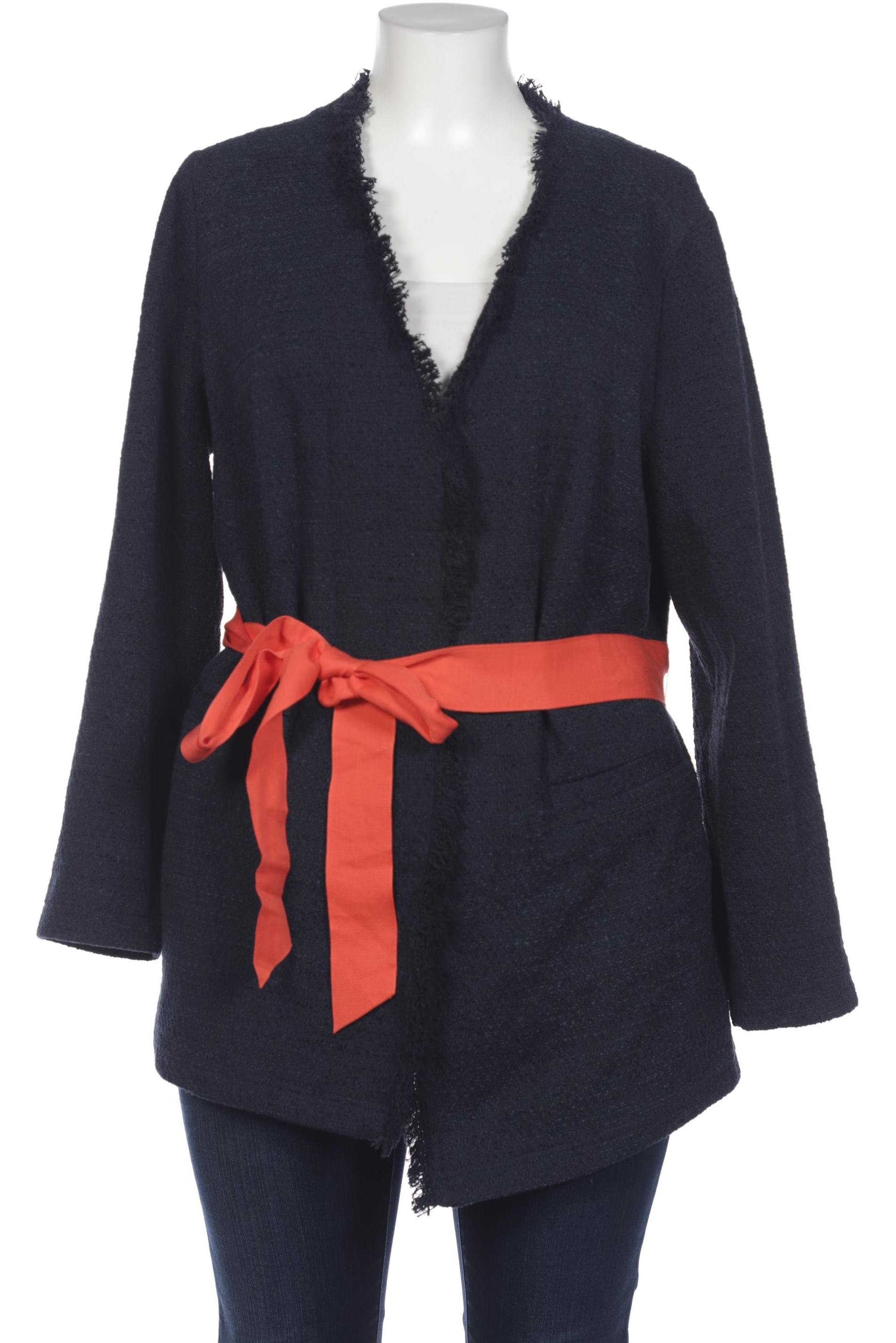 

sheego Damen Blazer, marineblau, Gr. 48
