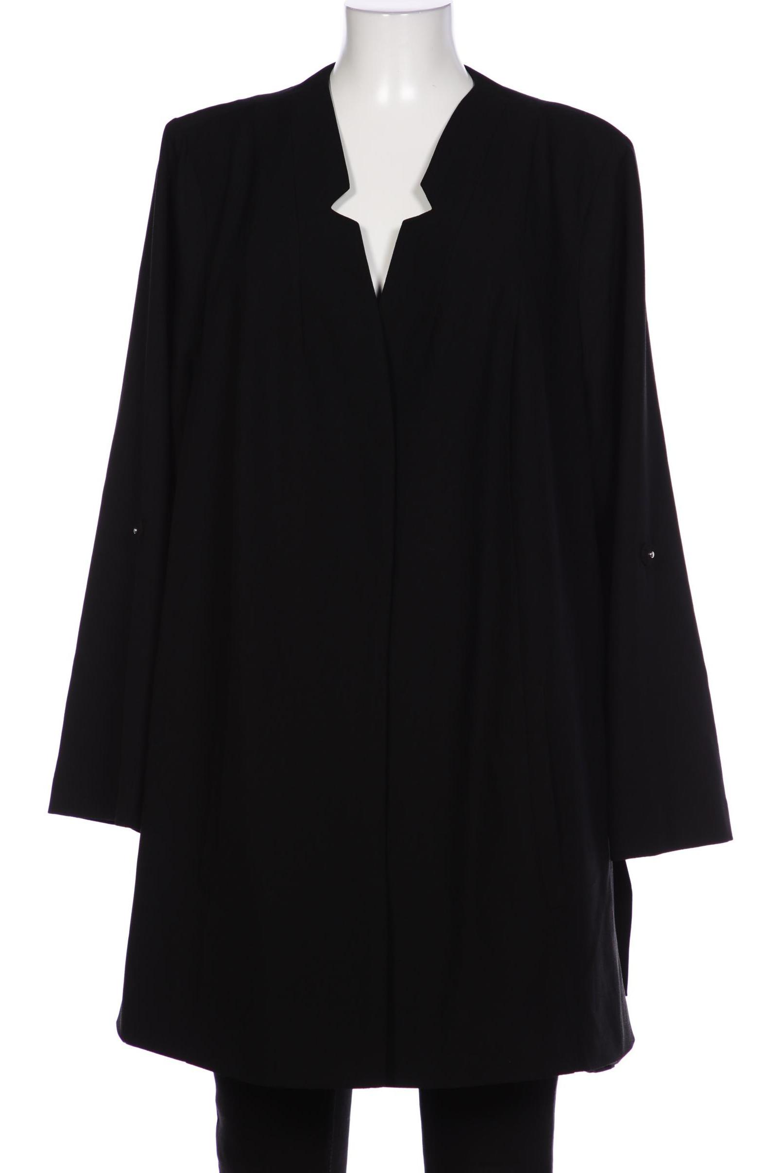 

sheego Damen Blazer, schwarz, Gr. 52