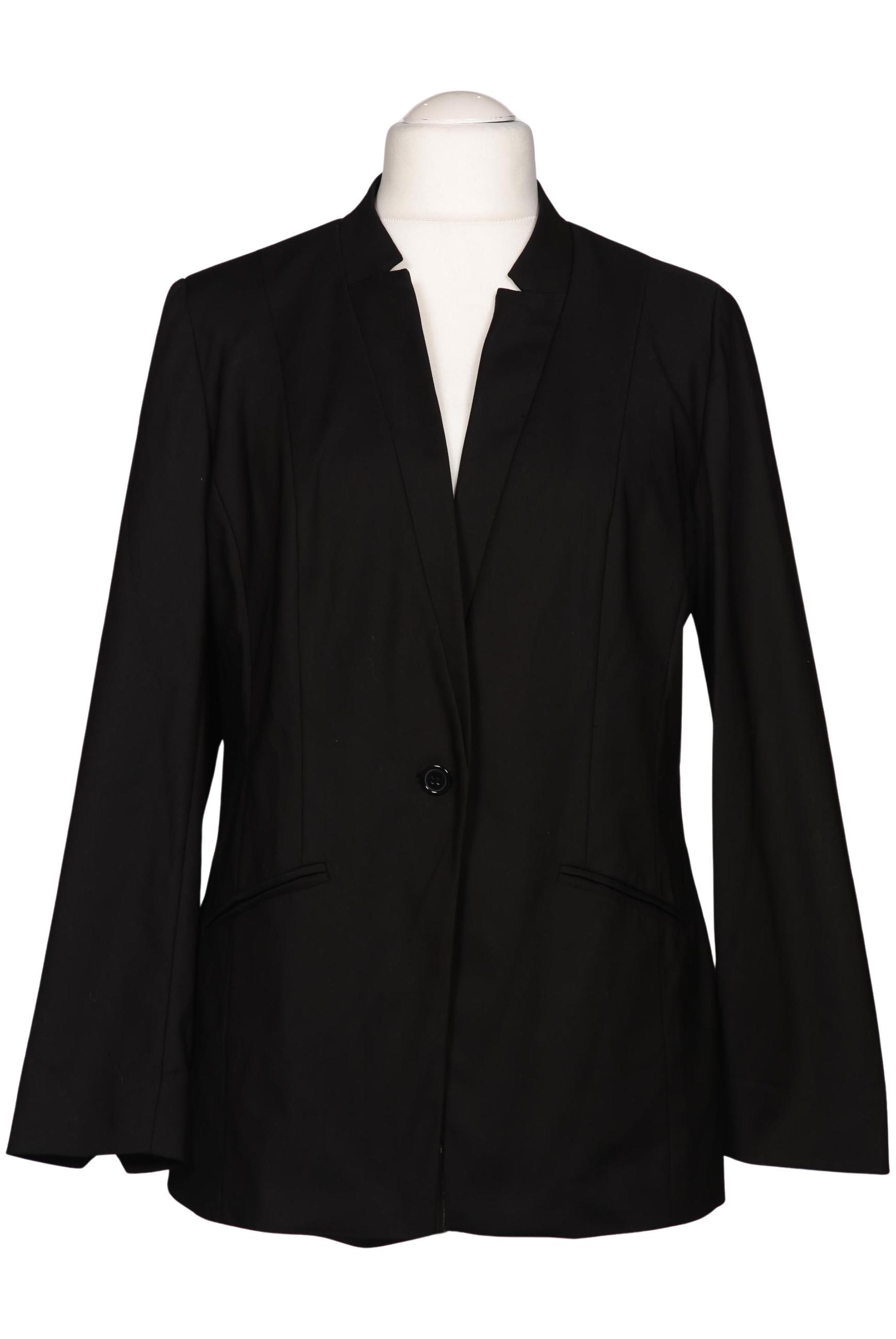 

sheego Damen Blazer, schwarz, Gr. 44