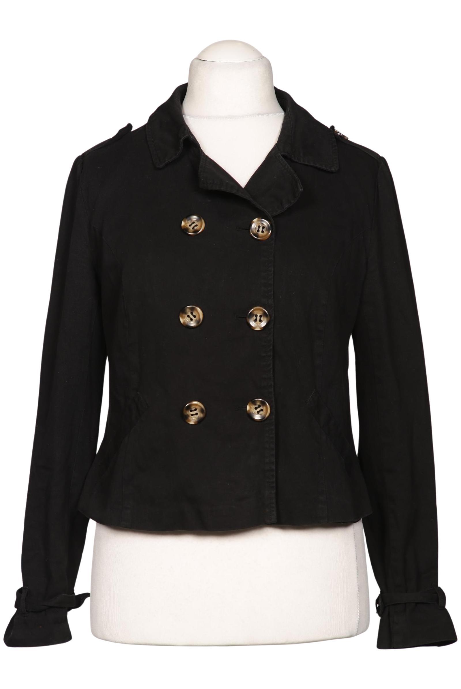 

sheego Damen Blazer, schwarz, Gr. 40