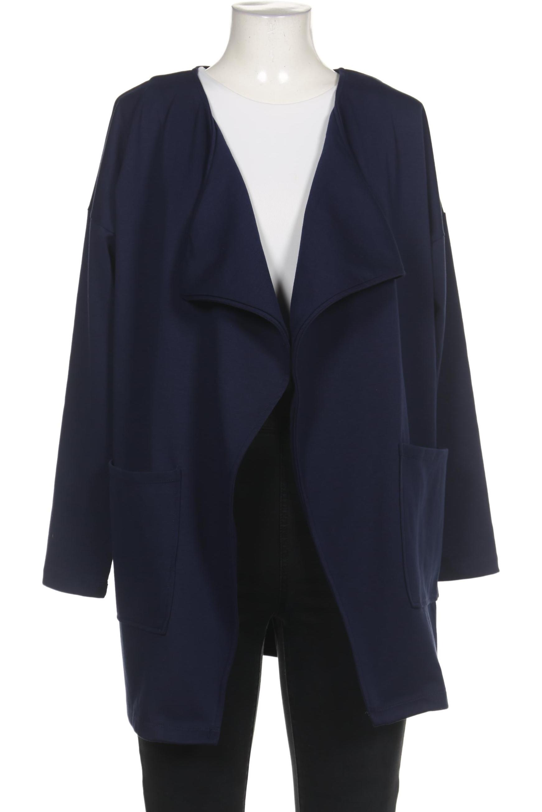 

sheego Damen Blazer, marineblau, Gr. 40