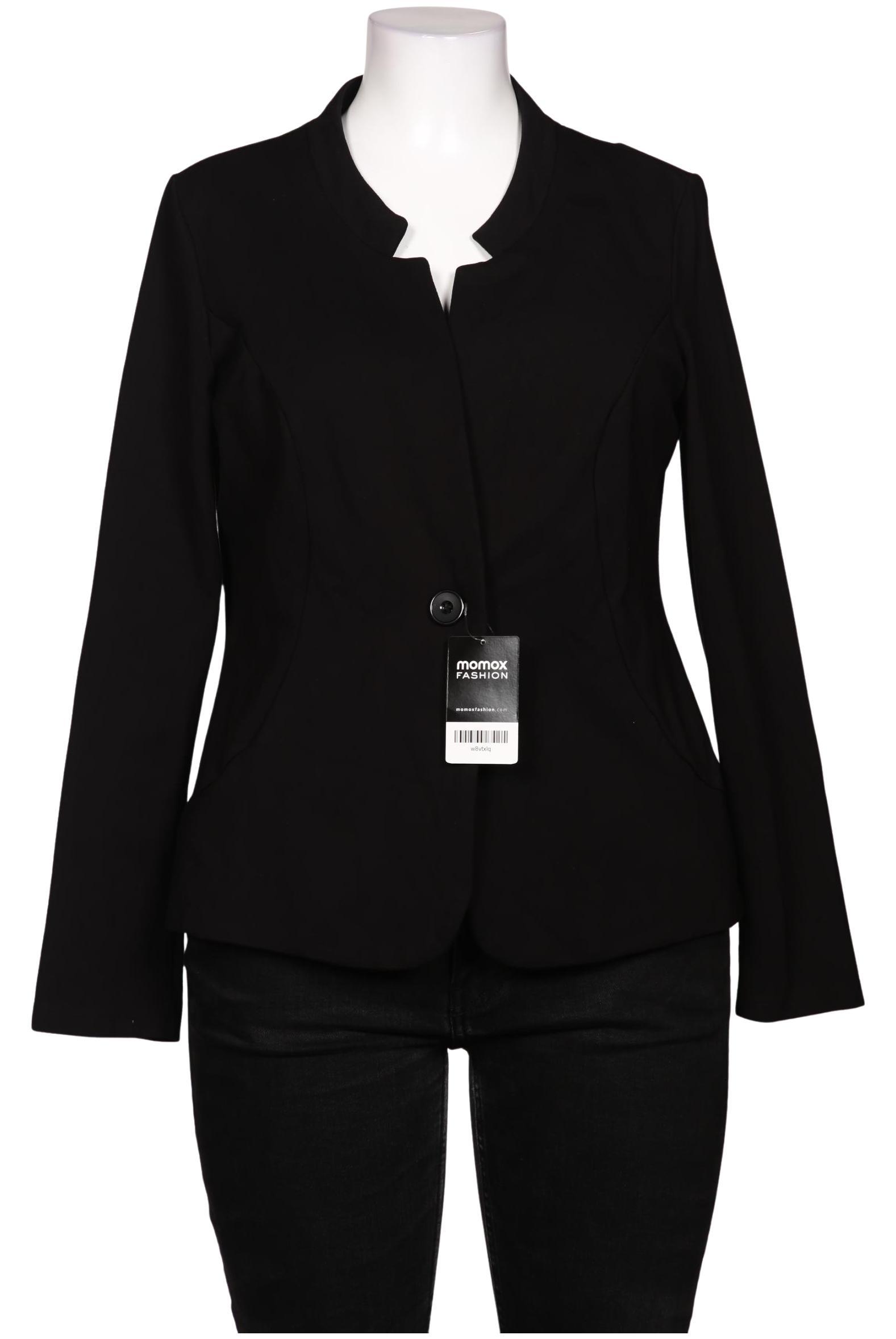 

sheego Damen Blazer, schwarz, Gr. 46
