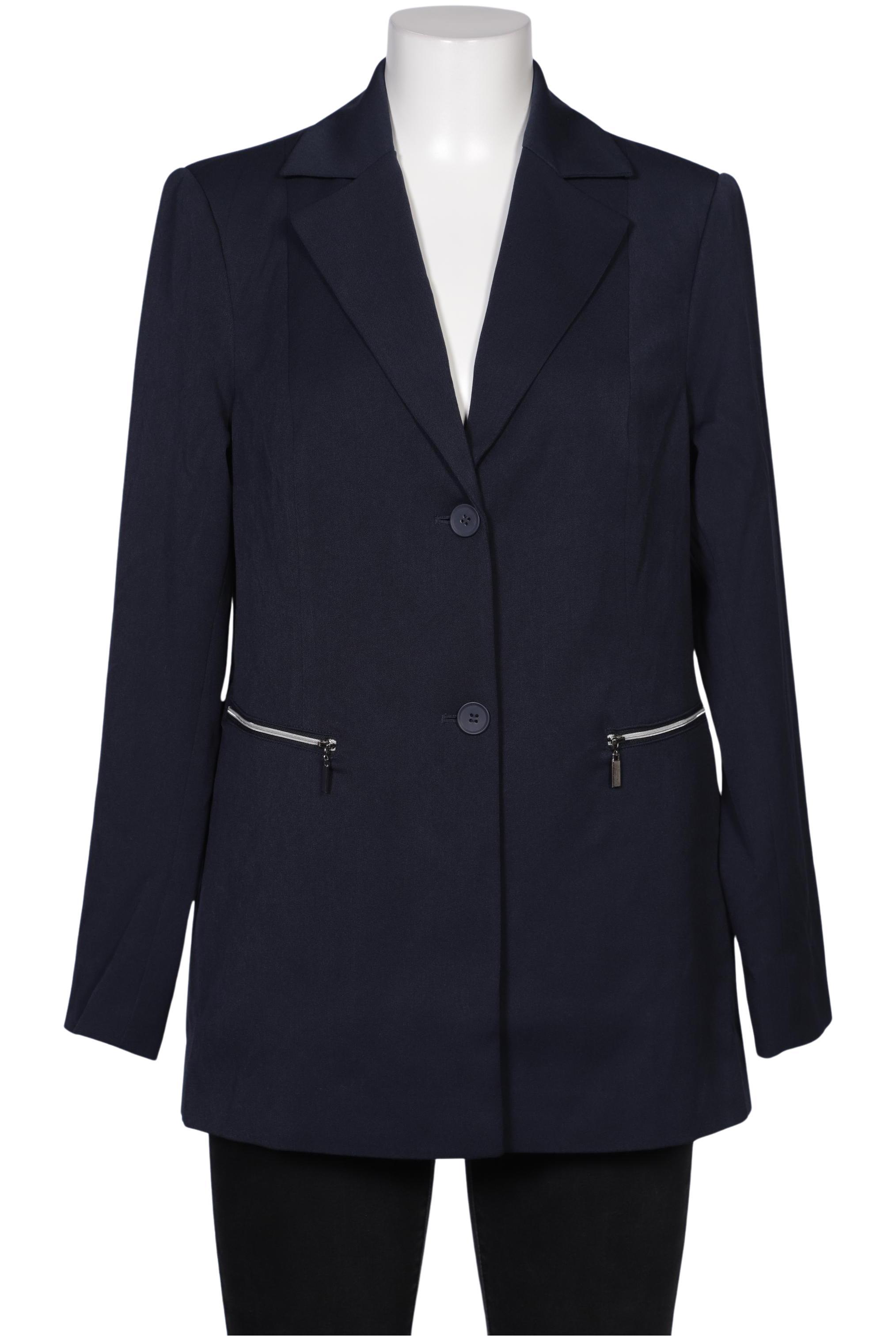 

sheego Damen Blazer, marineblau, Gr. 40