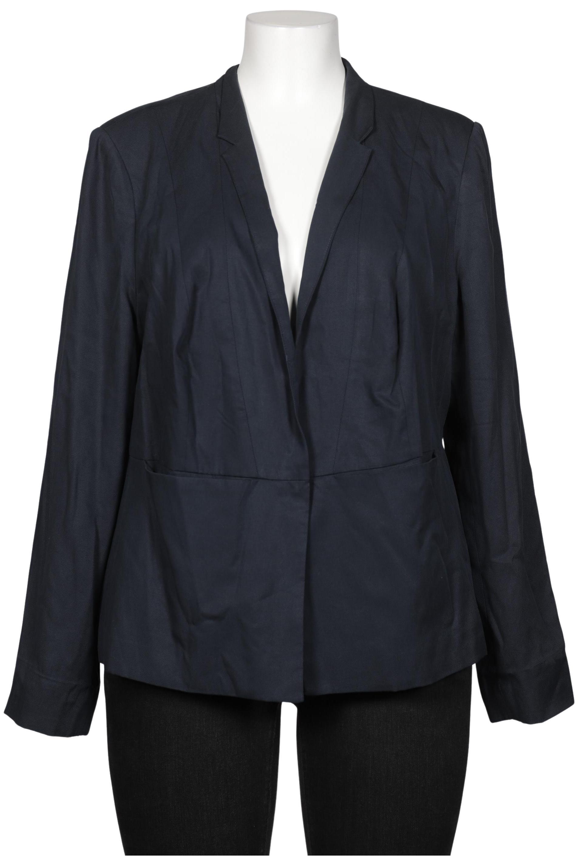 

sheego Damen Blazer, marineblau, Gr. 48